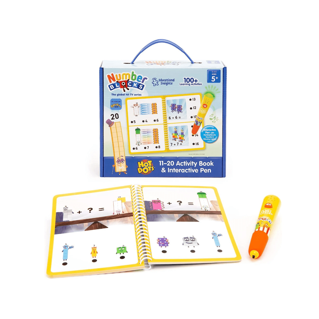2 Hand2Mind Hot Dots Numberblocks 11-20 Activity Book and Interactive Pen, 2 of 4