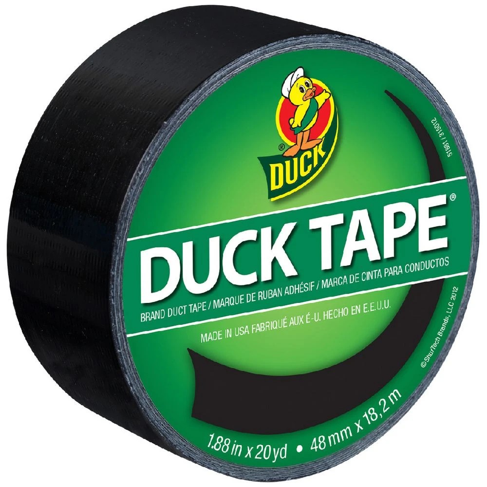 1 Duck Duct Tape Black 48mm x 18.29m, 1 of 1