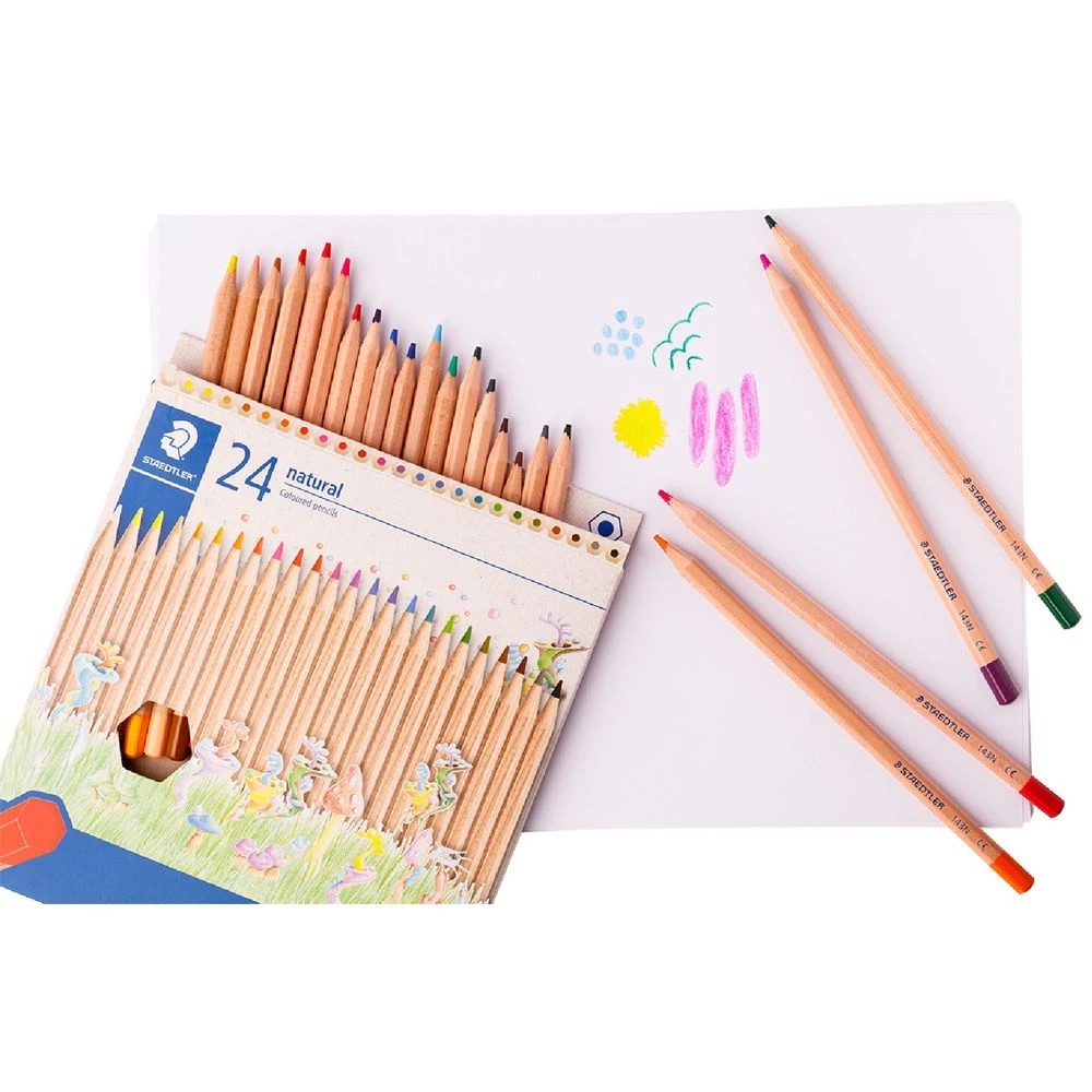 5 Staedtler Natural Coloured Pencils 24 Pack, 5 of 5