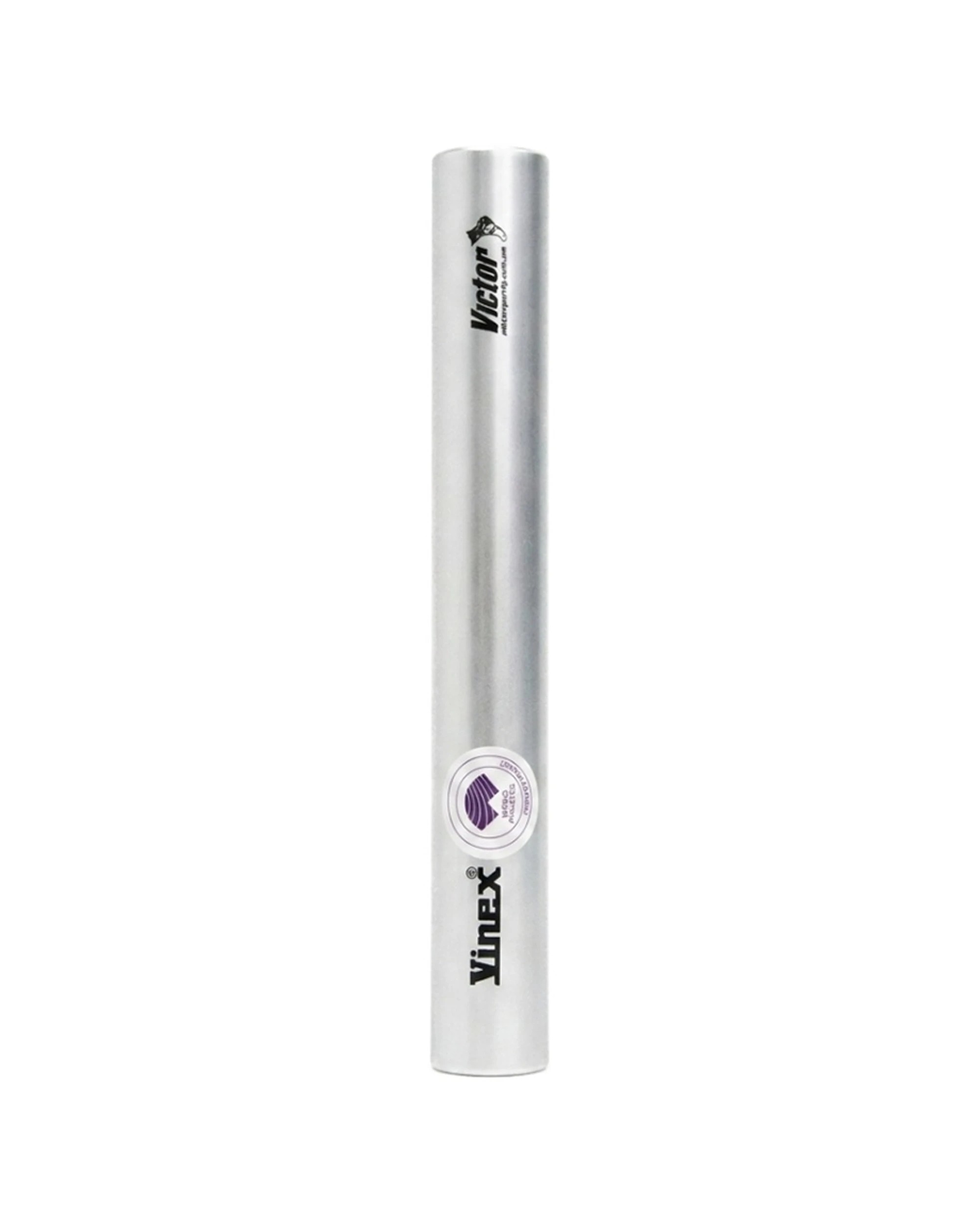 1 Victor Sports Aluminium Relay Baton Lightweight Smooth Ends Senior - Silver, 1 of 1