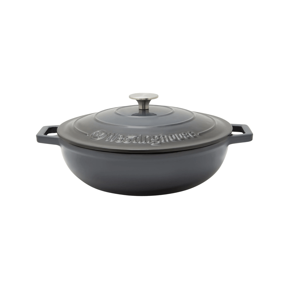 1 Westinghouse 4L Oval Cast Iron Casserole Pot, 1 of 7
