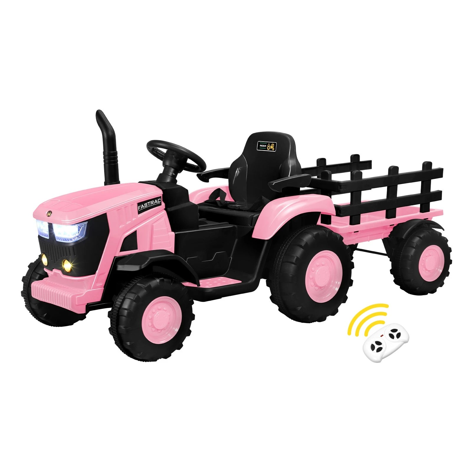 1 Mazam 156 Cm Kids Ride On Car Tractor 12v Remote Control Electric Gift Toy
 - Pink, 1 of 10