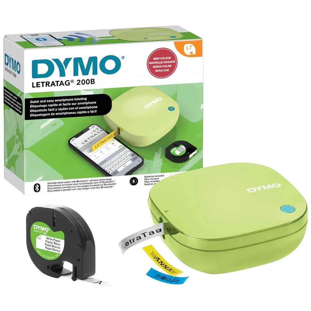1 DYMO LetraTag 200B Bluetooth Labeller Yellow, 1 of 7