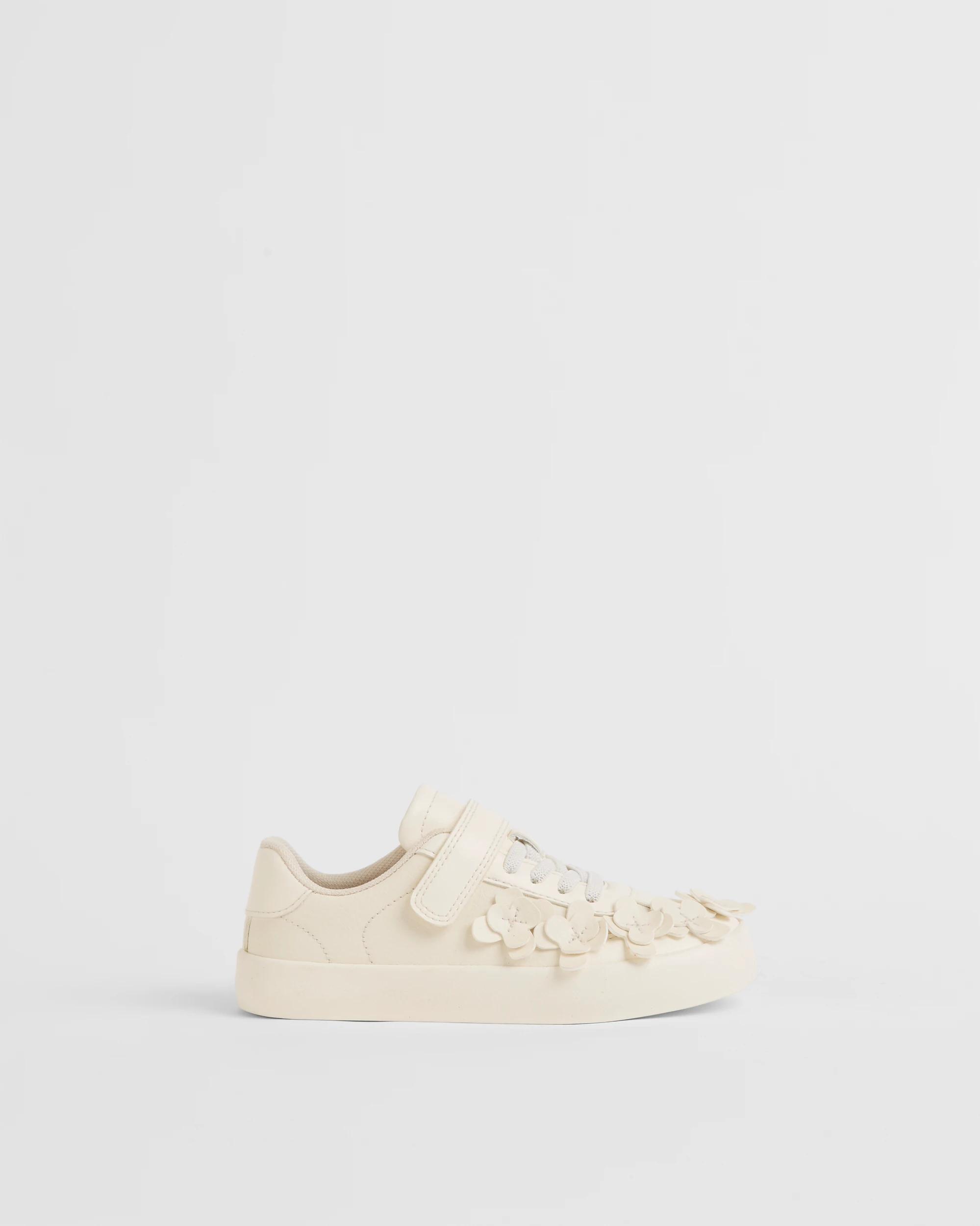 1 Target Kids Flower Sneaker STONE, 1 of 3