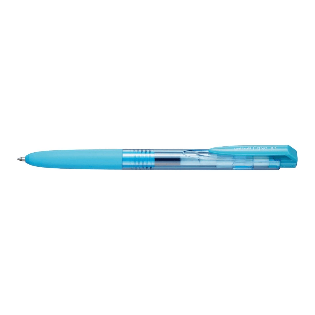 1 Uniball Signo RT1 Retractable Gel Pen 0.7mm Sky Blue, 1 of 1