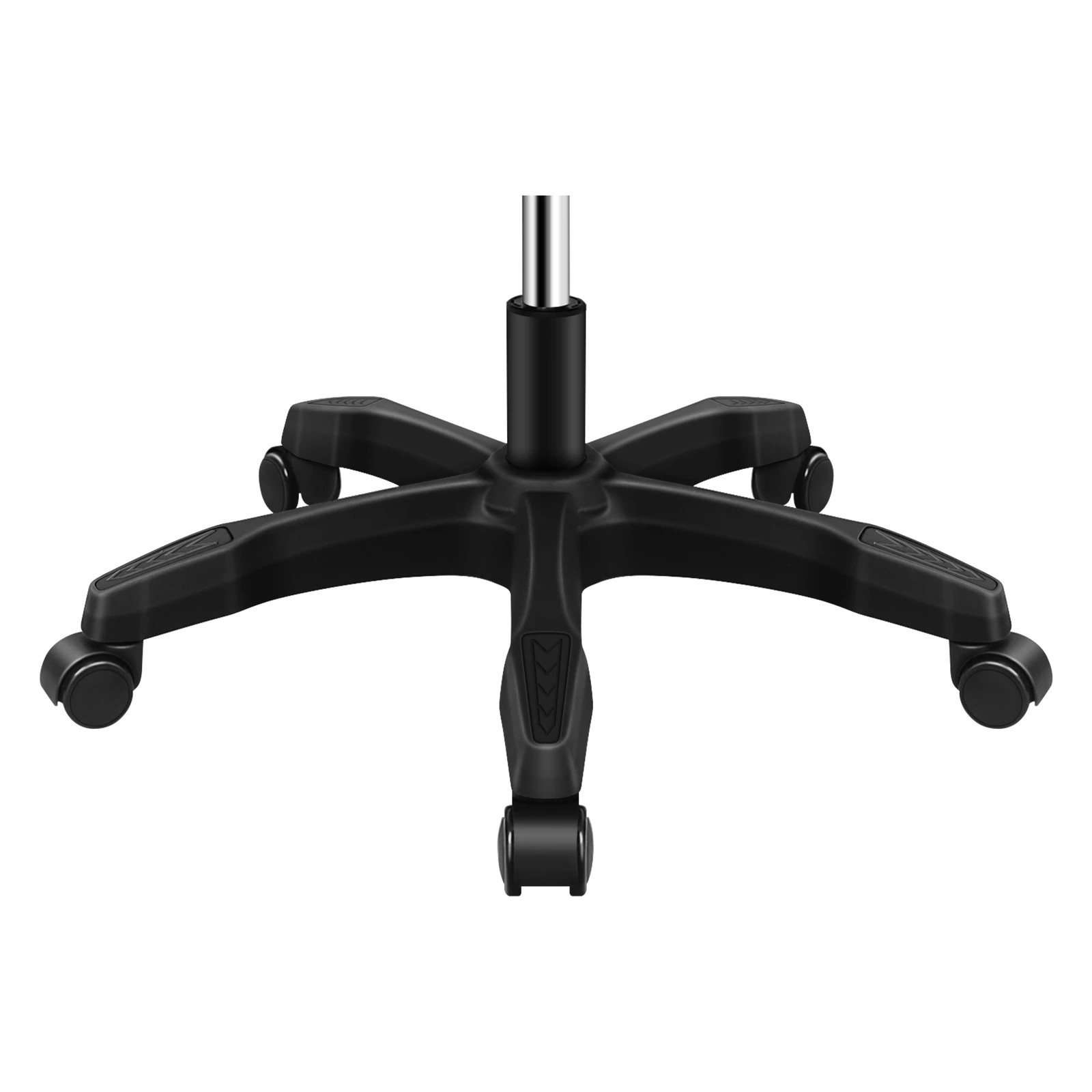 9 Alfordson Gaming Chair Office Massage 12 RGB LED Computer Fabric - All Black, 9 of 10