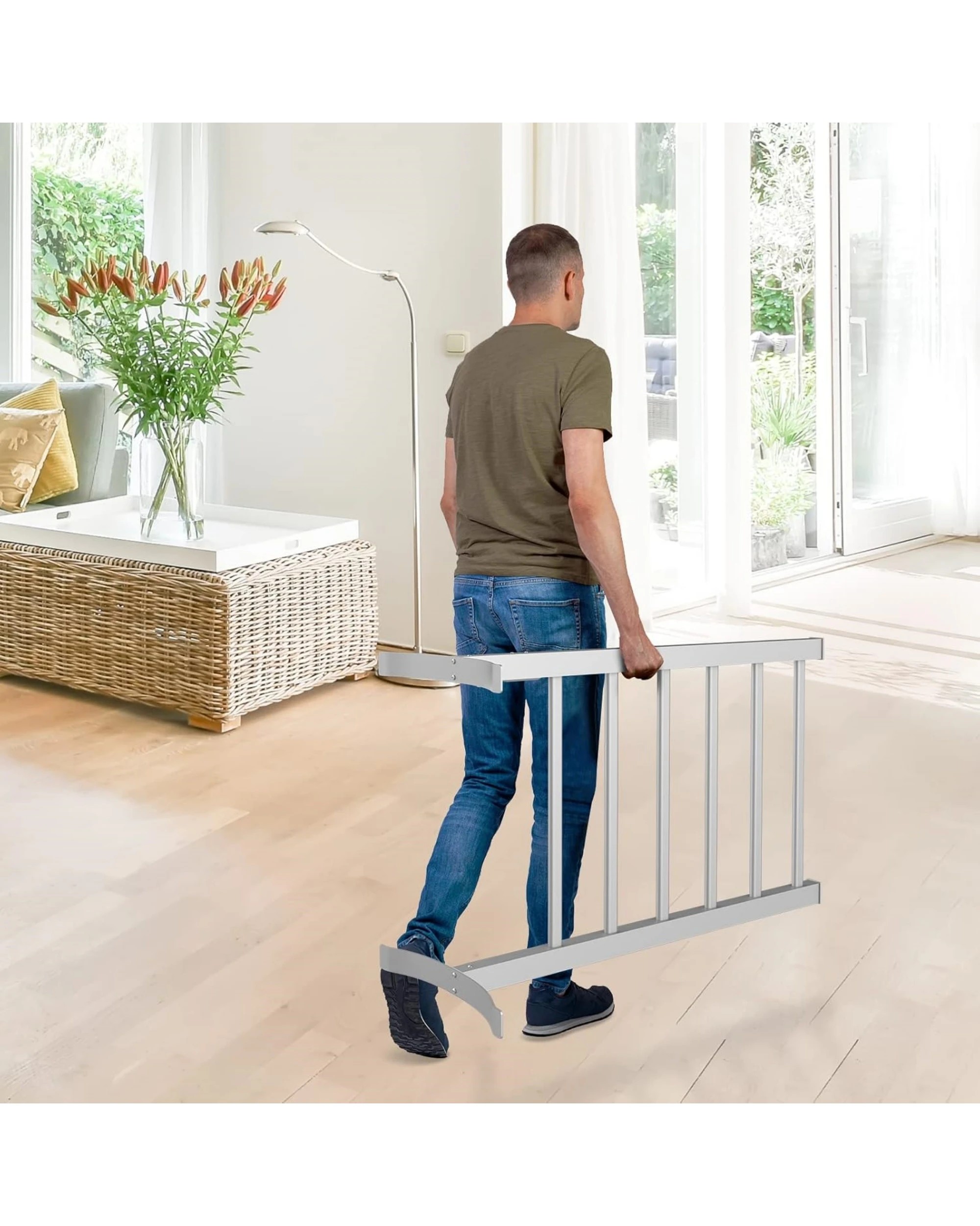 5 Advwin Electric Heated Towel Rack Standing Timing Drying Rail, 5 of 5