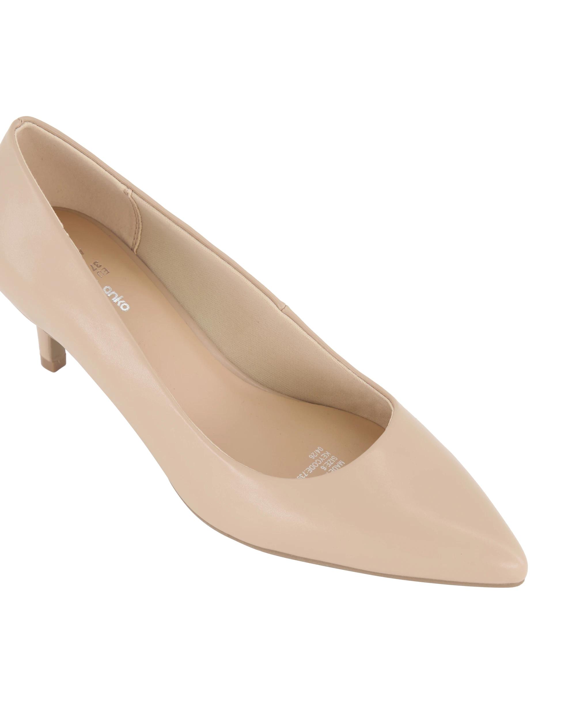 5 Court PU Heels Beige, 5 of 5