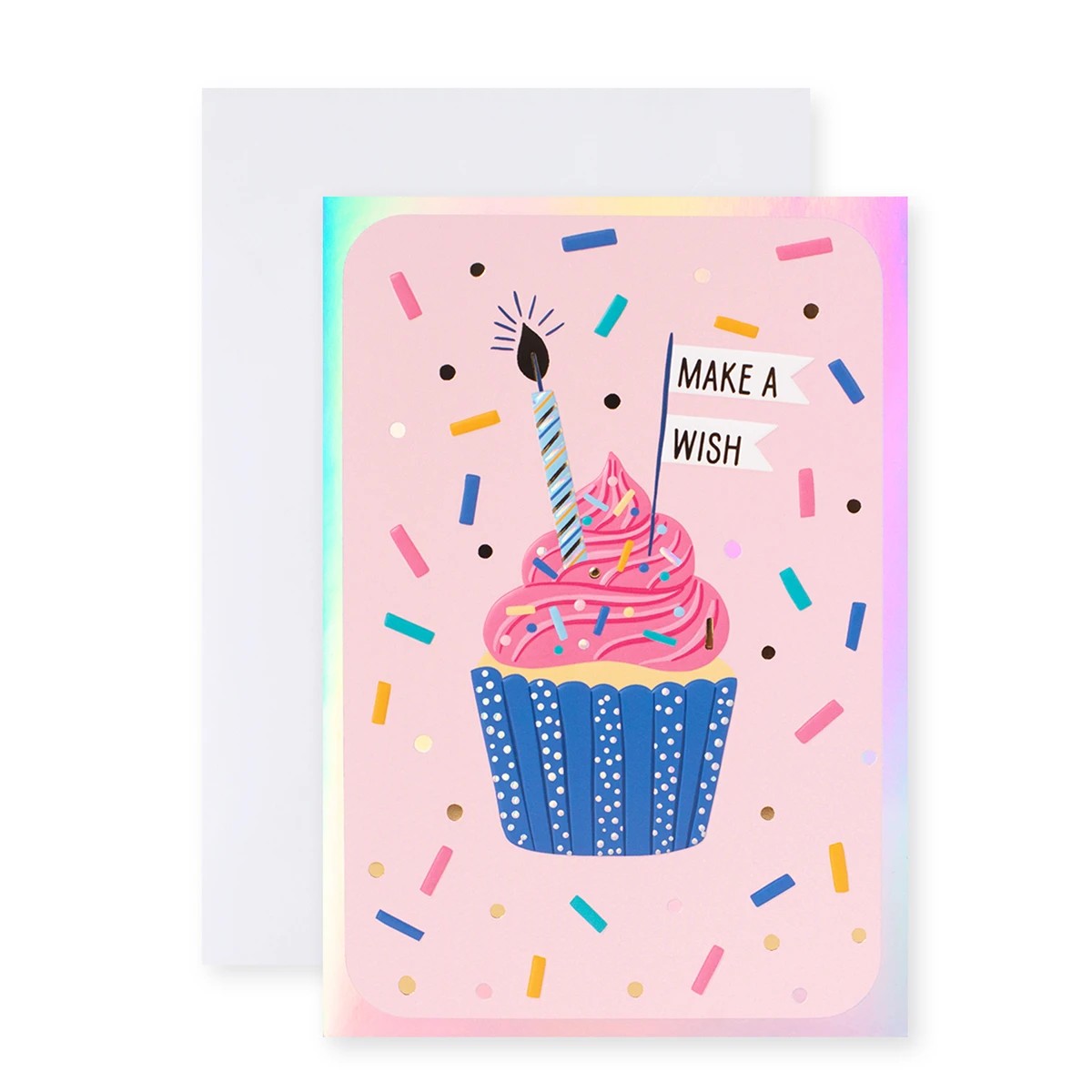 1 Connections from Hallmark Birthday Card - Birthday Cupcake, 1 of 3