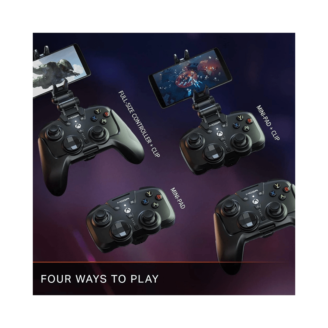 3 PowerA MOGA XP-ULTRA Multi-Platform Wireless Controller for Mobile, PC and Xbox Series X|S - Black, 3 of 10