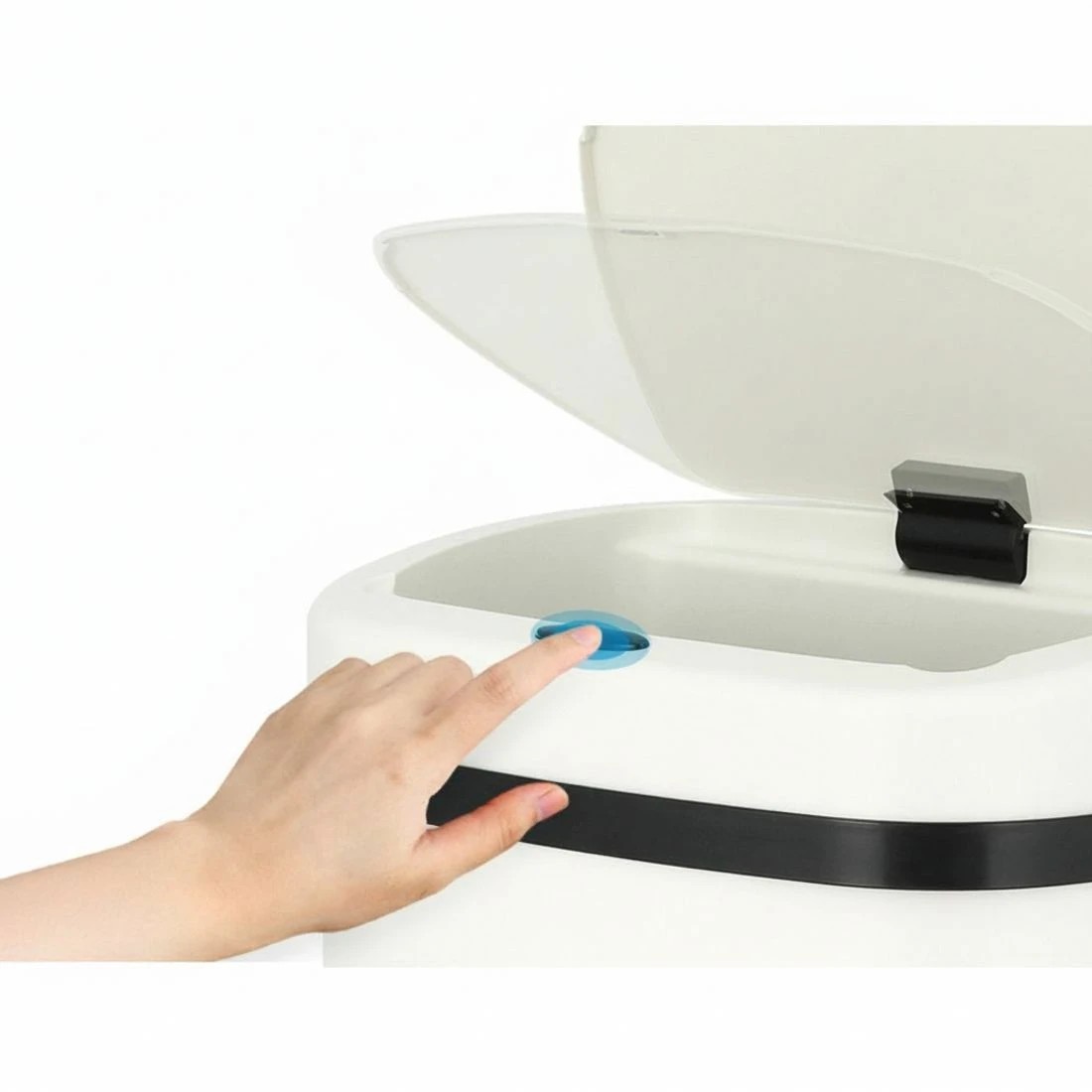 6 Devanti 50L Sensor Bin Motion Rubbish Automatic - White, 6 of 8