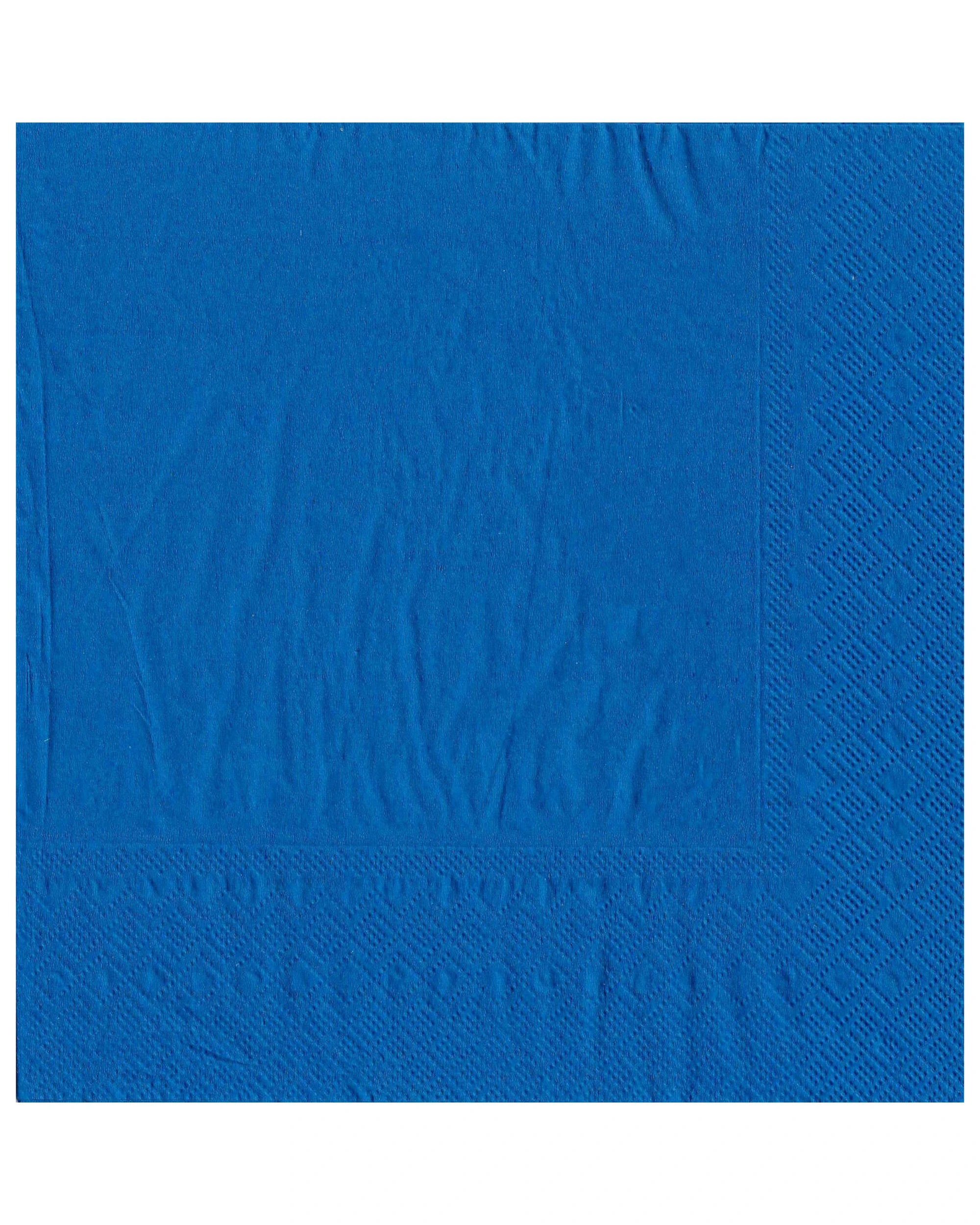 1 Amscan Dinner Napkins / Serviettes Pack of 40 - Royal Blue - Royal Blue, 1 of 1