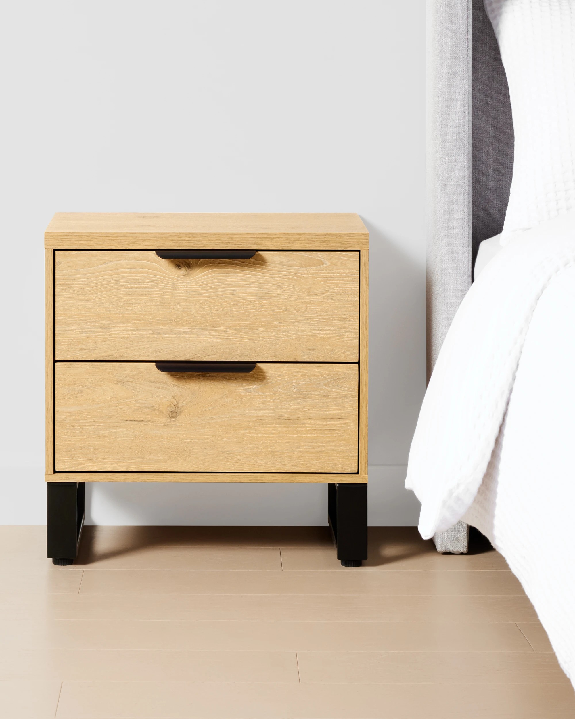 1 Wharf 2 Drawer Bedside Table, 1 of 9