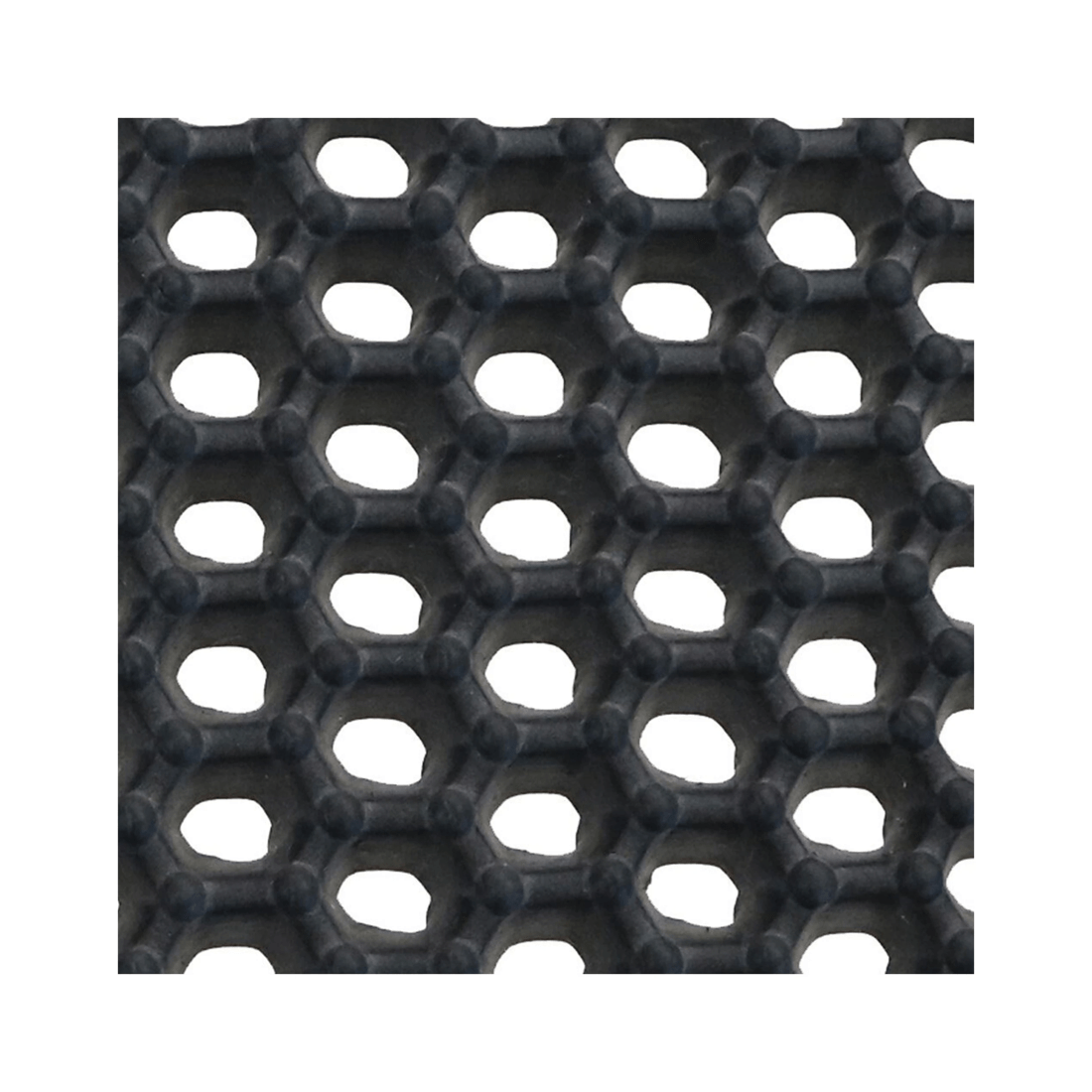 3 Paws And Claws 58cm Waterproof Dual Layer Cat Litter Trap Mat Black Pet Hygiene Mat
 - Black, 3 of 5