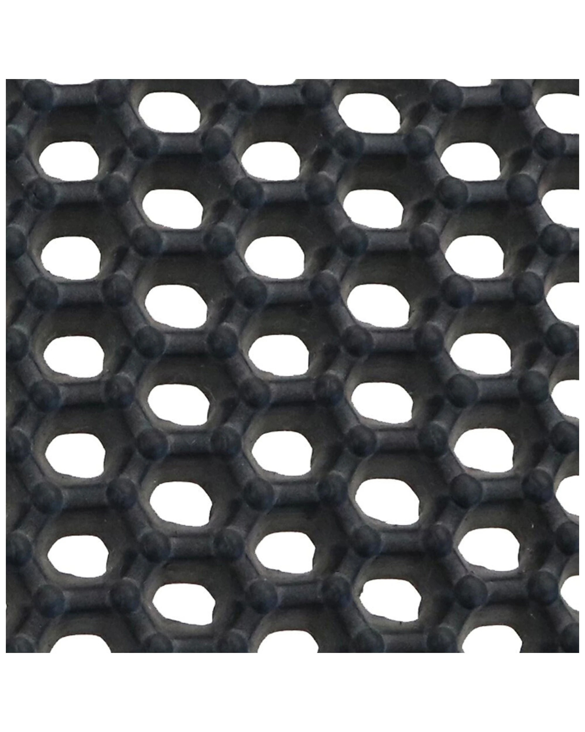 3 Paws And Claws 58cm Waterproof Dual Layer Cat Litter Trap Mat Black Pet Hygiene Mat
 - Black, 3 of 5