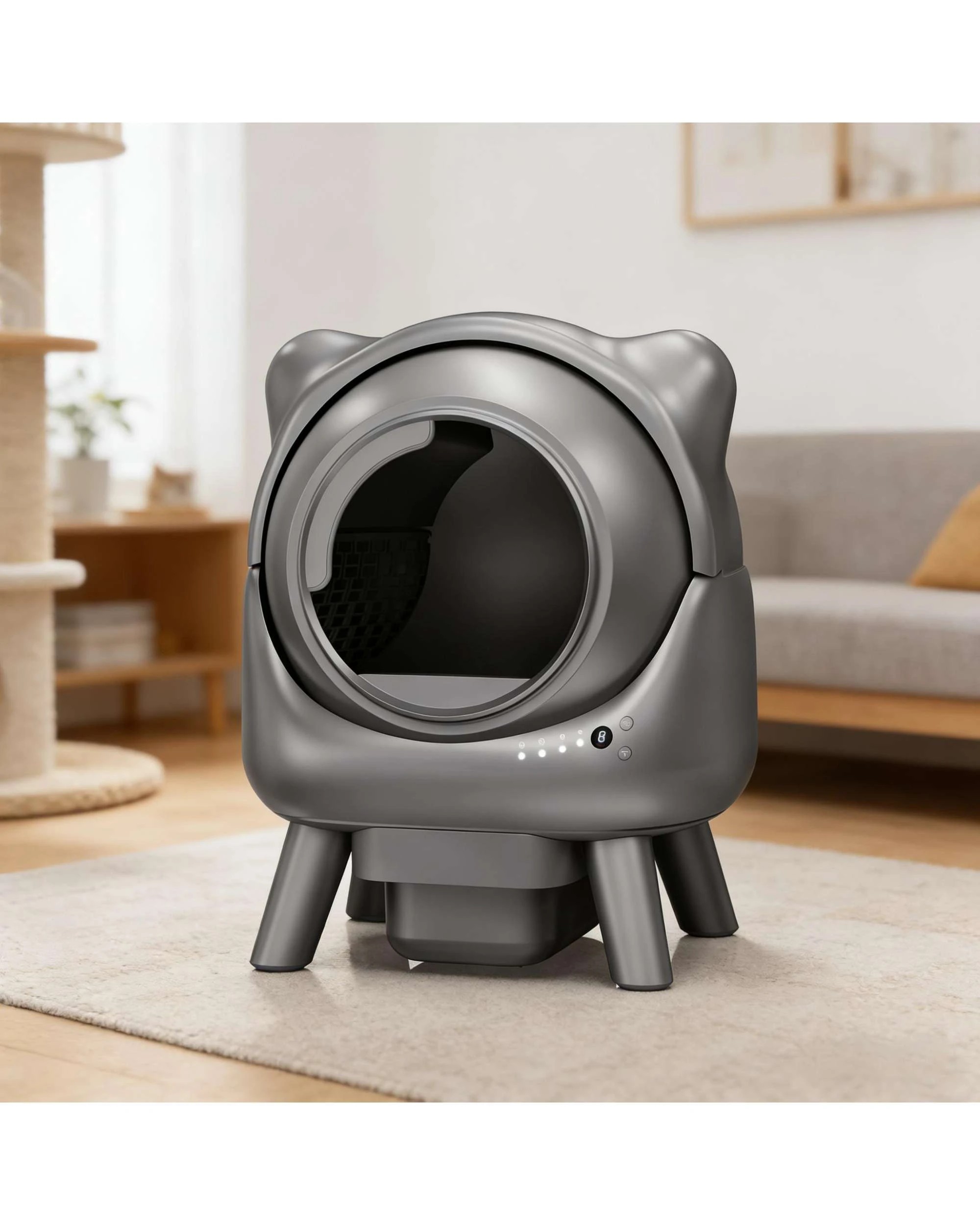 3 Advwin Self Cleaning Smart Cat Litter Box, 3 of 8