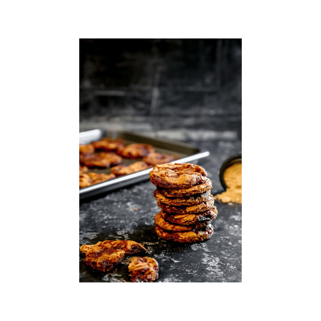 3 Mastercraft 35x25cm Heavy Base Non-stick Bake Tray Kitchen Baking Pan Black
 - Black, 3 of 3