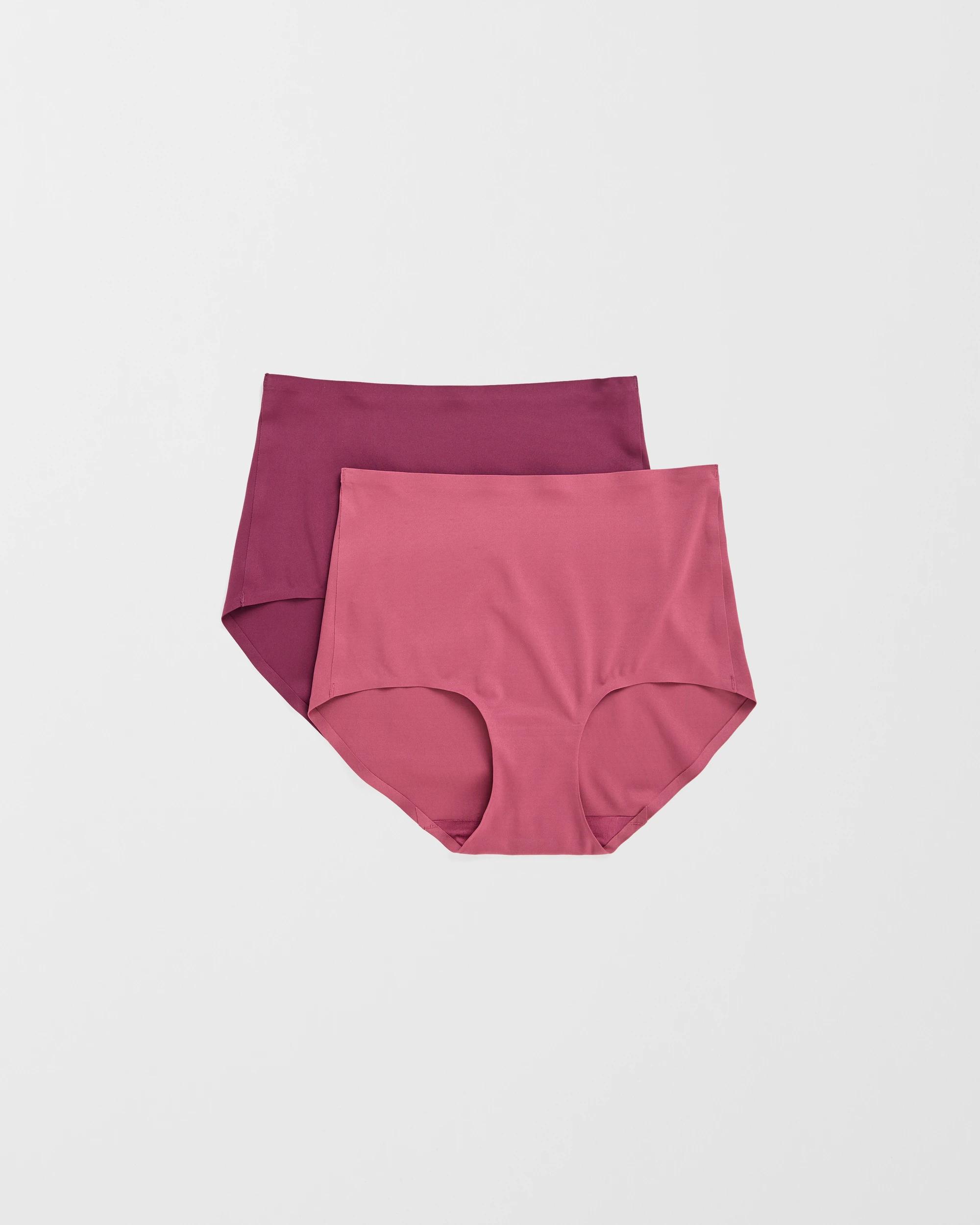 1 Target Woman Smooth Moves 2 Pack Bonded No Show Full Briefs HAWTHORN ROSE/CRUSHED VIOLET, 1 of 4