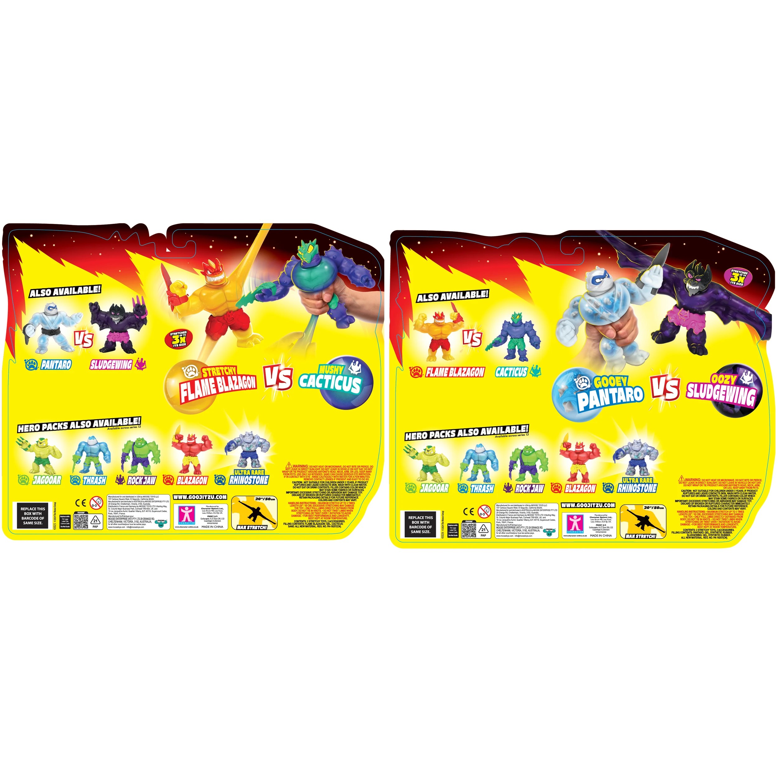 10 Heroes of Goo Jit Zu S13 Meteor Madness Versus Pack - Assorted, 10 of 10