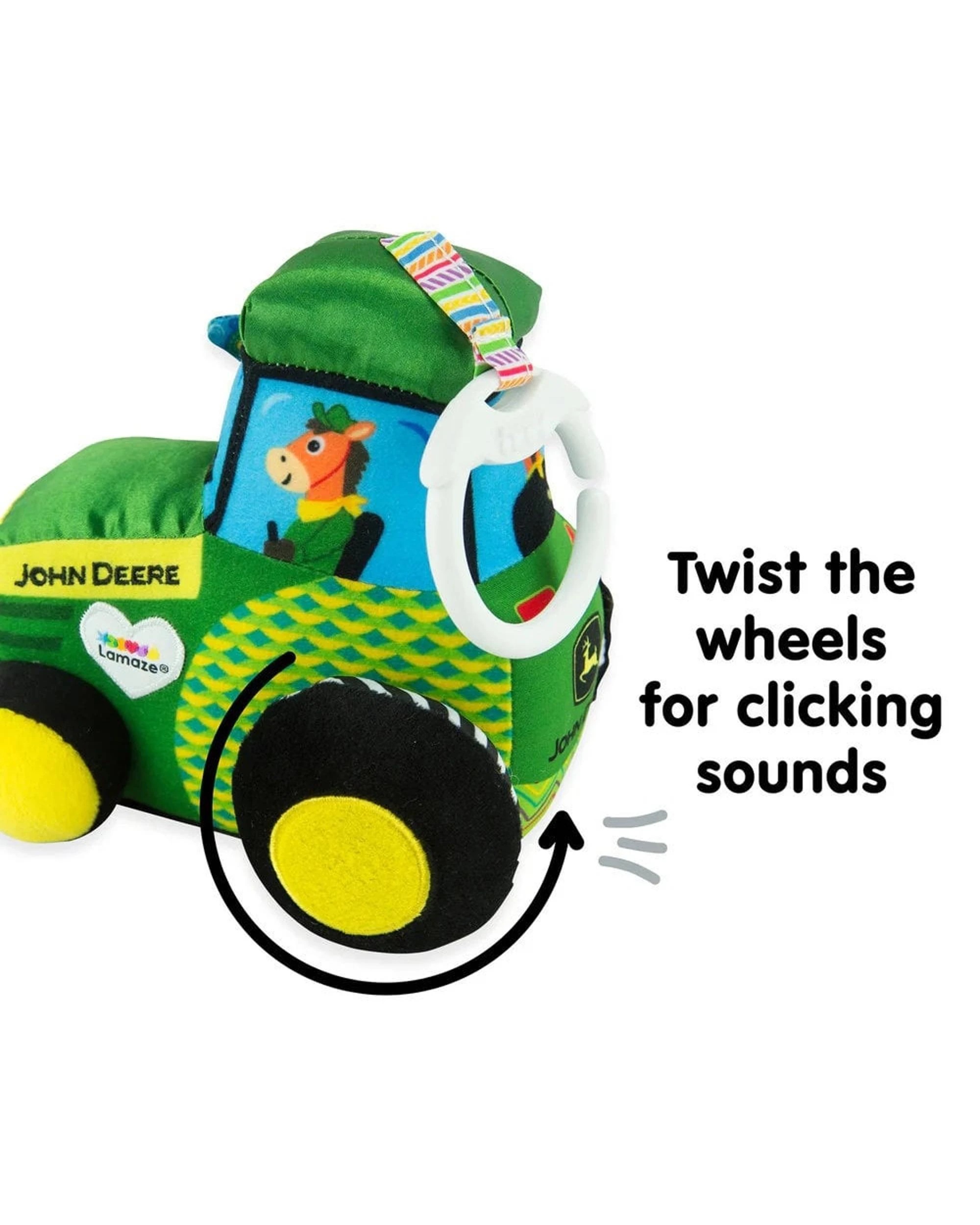 5 Lamaze John Deere Clip and Go Tractor, 5 of 7