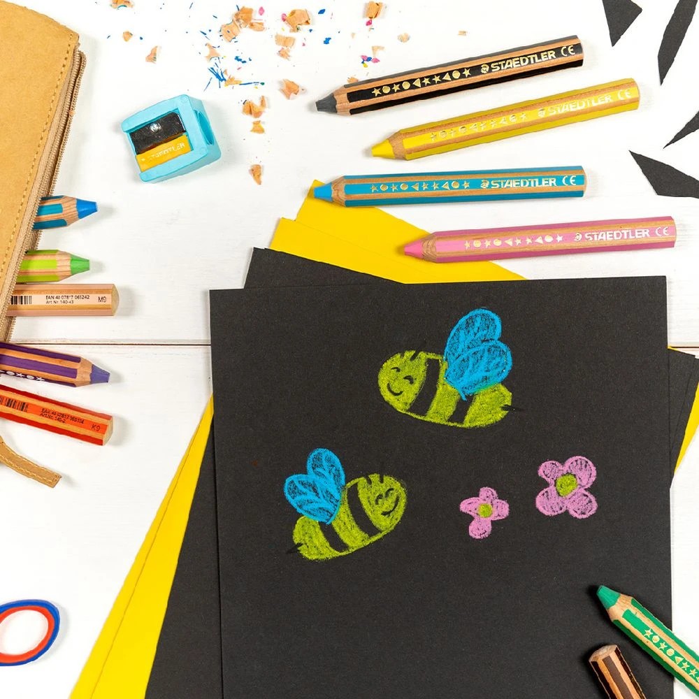 8 Staedtler Noris Junior 3-in-1 Pencils 12 Pack, 8 of 9