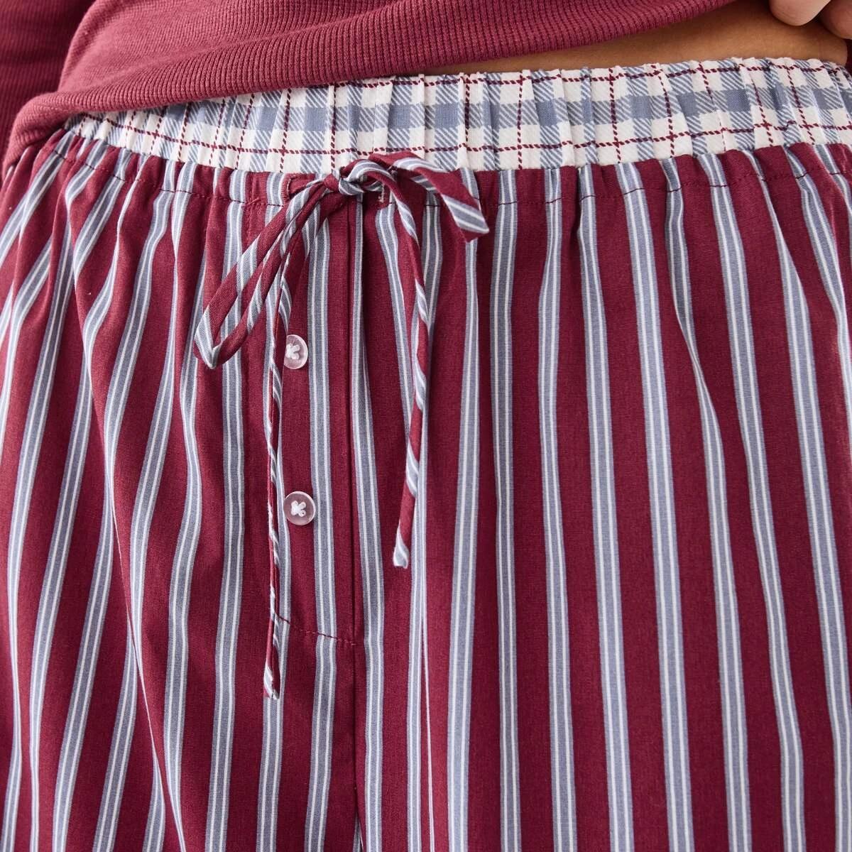 5 Contrast Waistband Woven Pants Ruby Strp, 5 of 6