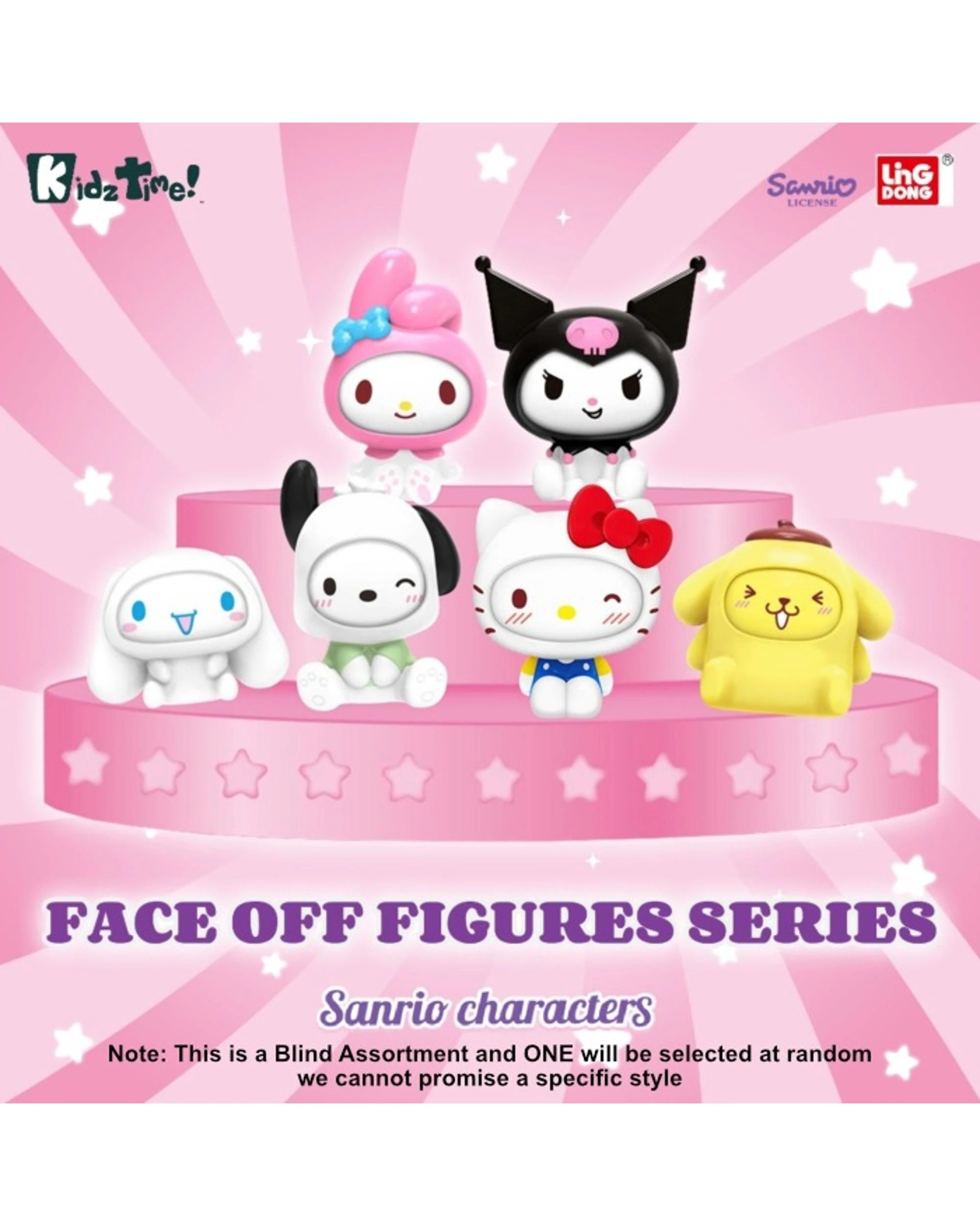 3 Sanrio Characters Face Off Figures Blind Box, 3 of 6
