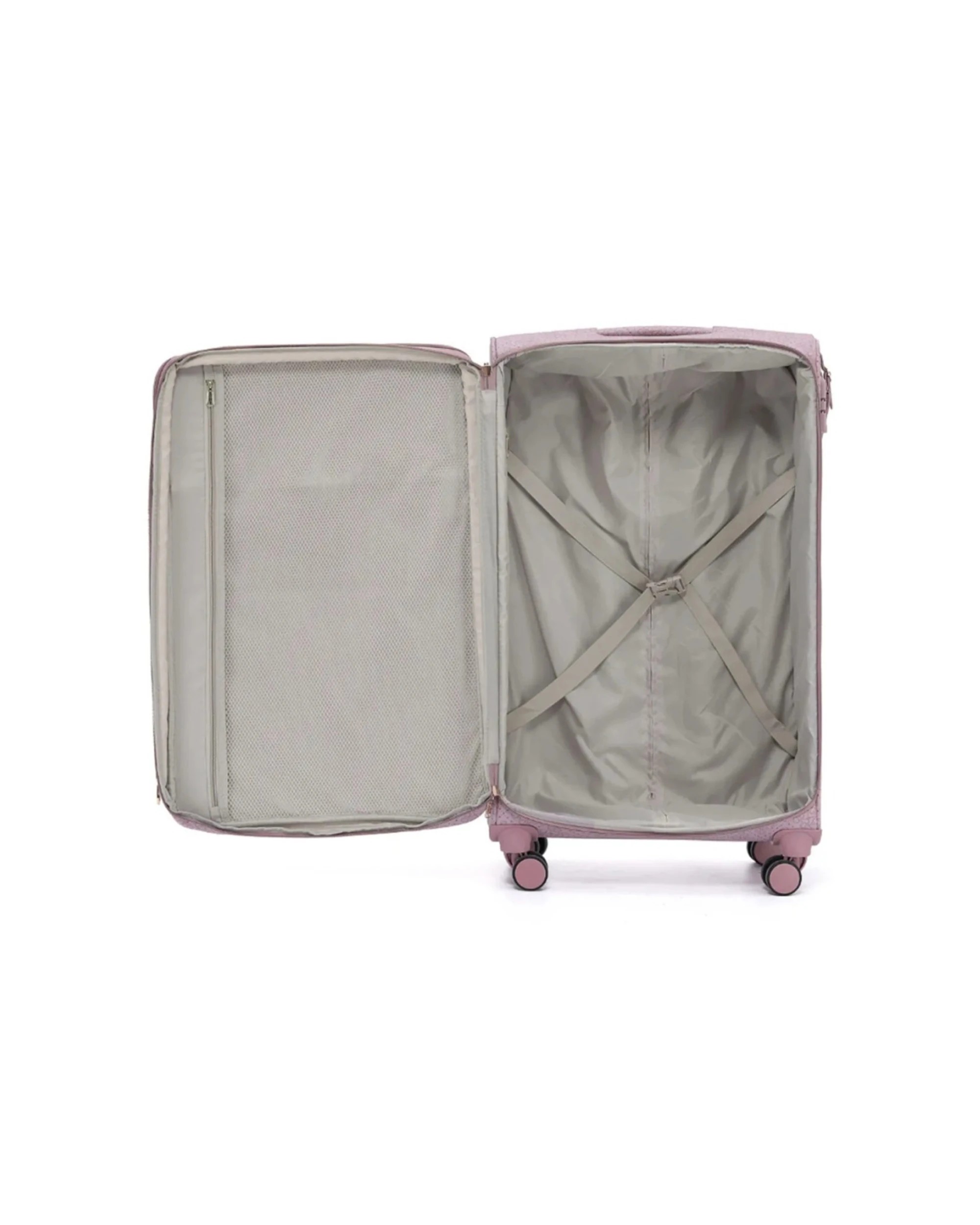 2 Tosca Willow 77 cm Large Lightweight Expandable Suitcase Travel Lugagge Misty Rose - Purple, 2 of 3
