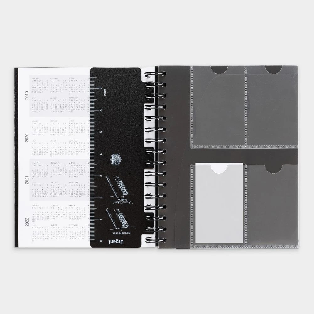 3 Spirax Platinum A5 Notebook 200 Pages Black, 3 of 5