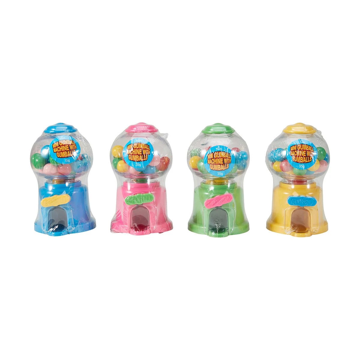 1 Mini Gumball Machine With Gumballs 35g - Assorted, 1 of 7