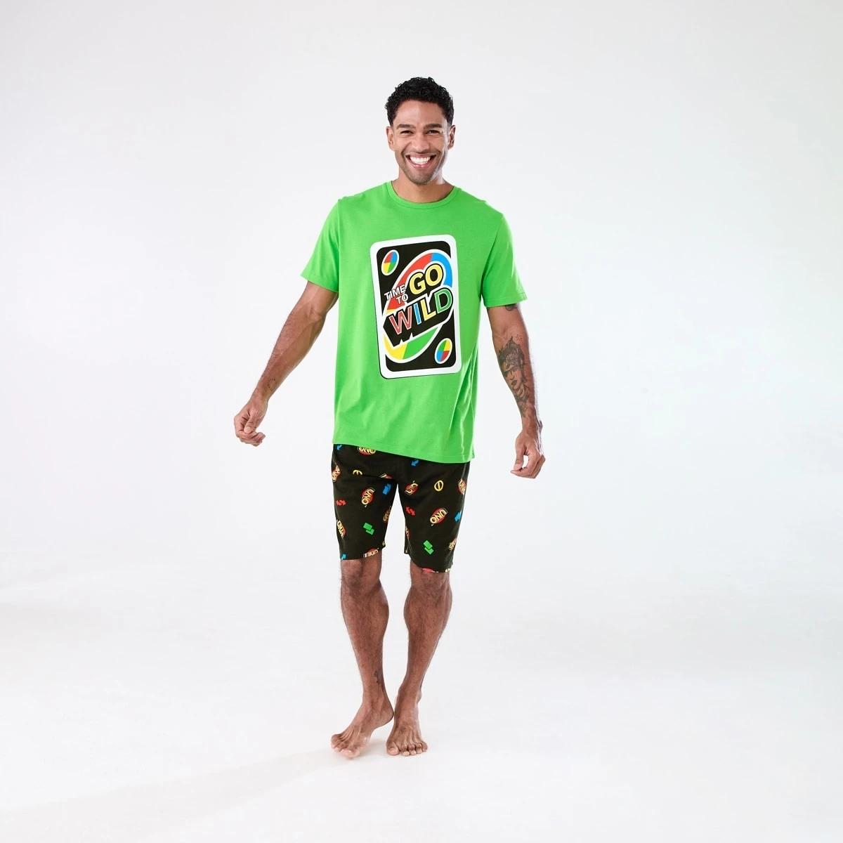 8 UNO License Short Sleeve Top and Shorts Pyjama Set UNO, 8 of 8