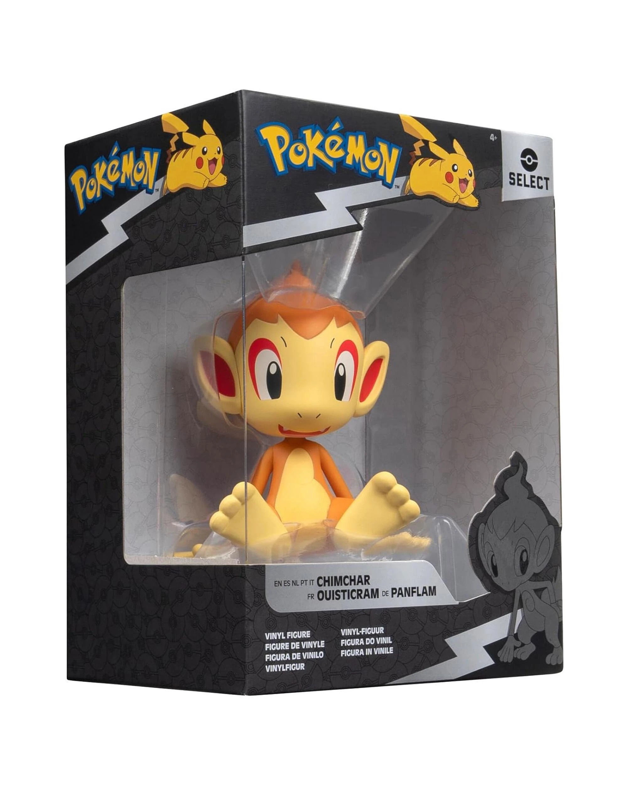 2 Pokemon Select Chimchar 4 inch Vinyl Figure, 2 of 5