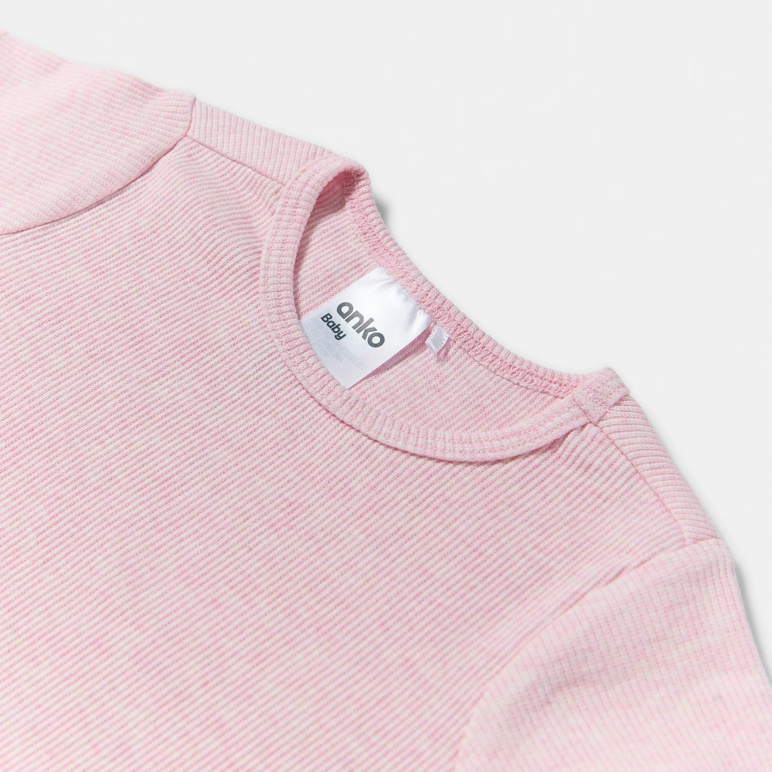 7 3 Pack Short Sleeve Print Bodysuits PINK FLORAL, 7 of 8