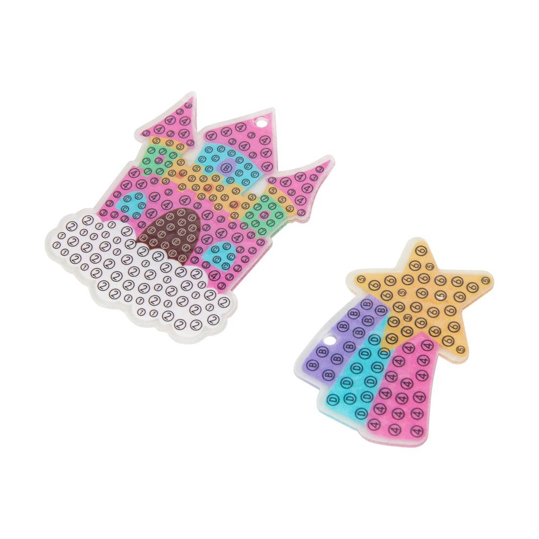 5 Make Your Own Gem Keychains: Gem by Numbers Keyring Set, 5 of 10