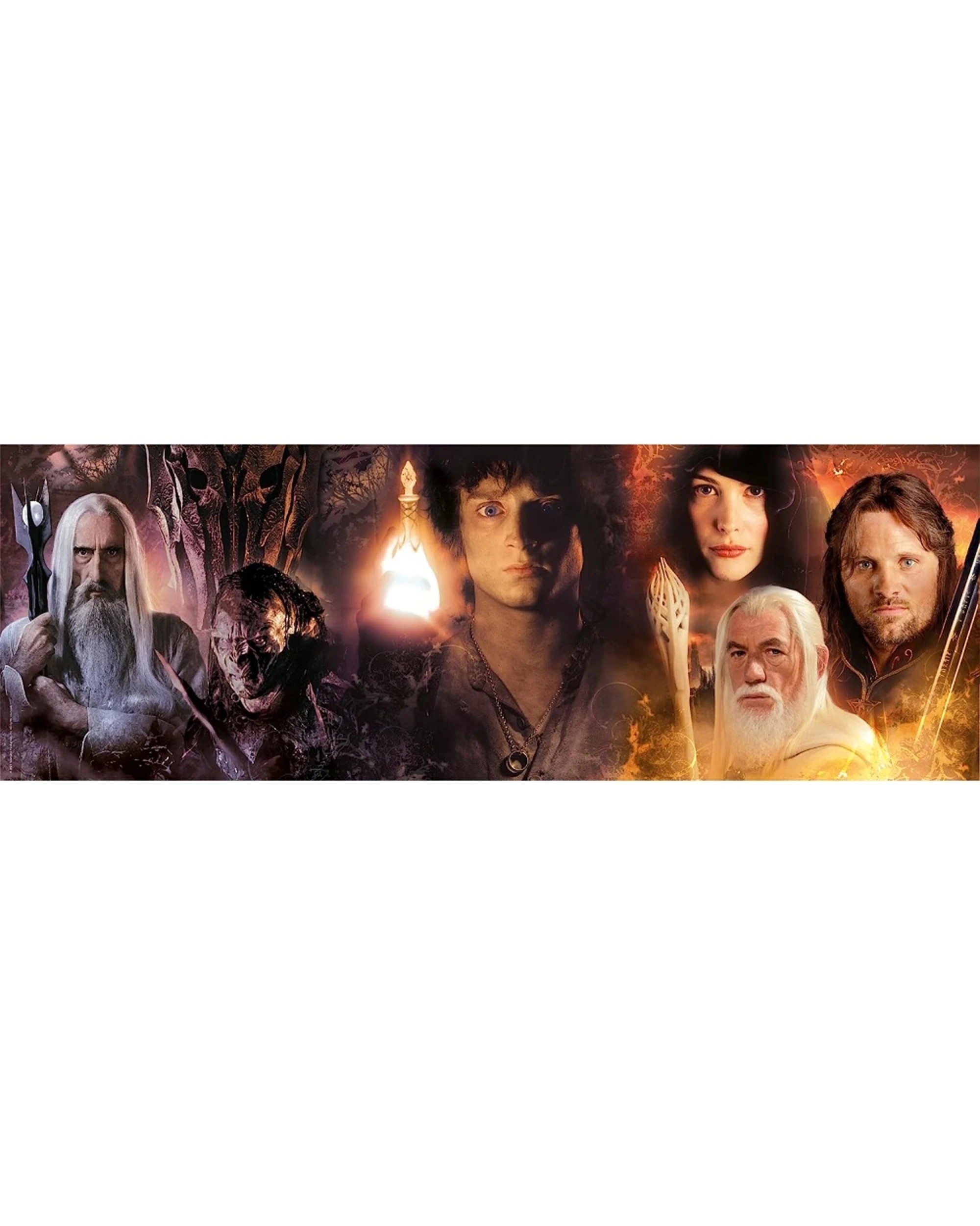 2 Clementoni 1000pc Lord Of The Rings Panorama Jigsaw Puzzle Set 98x30cm - Multi, 2 of 3