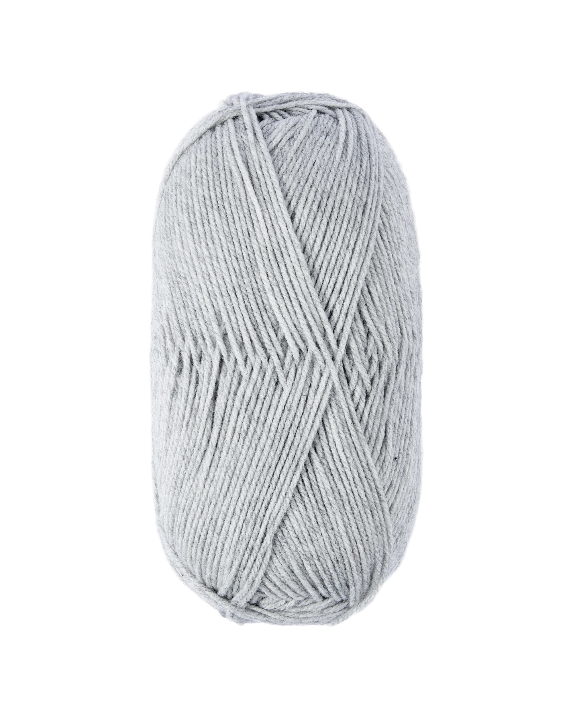 3 8 Ply Acrylic Yarn 100g - Grey, 3 of 4