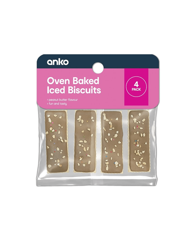 4 Pack Pet Treat Rectangle Bisc