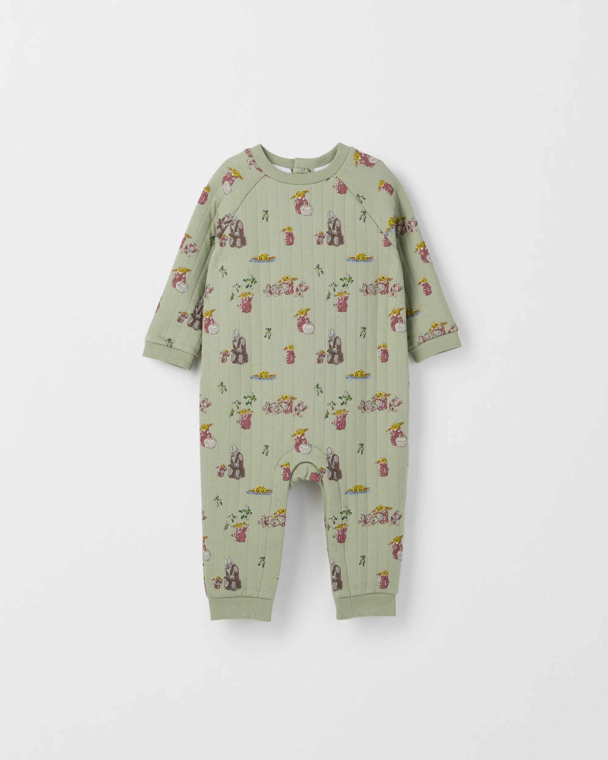 3 Disney Organic Cotton Baby Quilted Coverall STAR WARS SAGE, 3 of 4