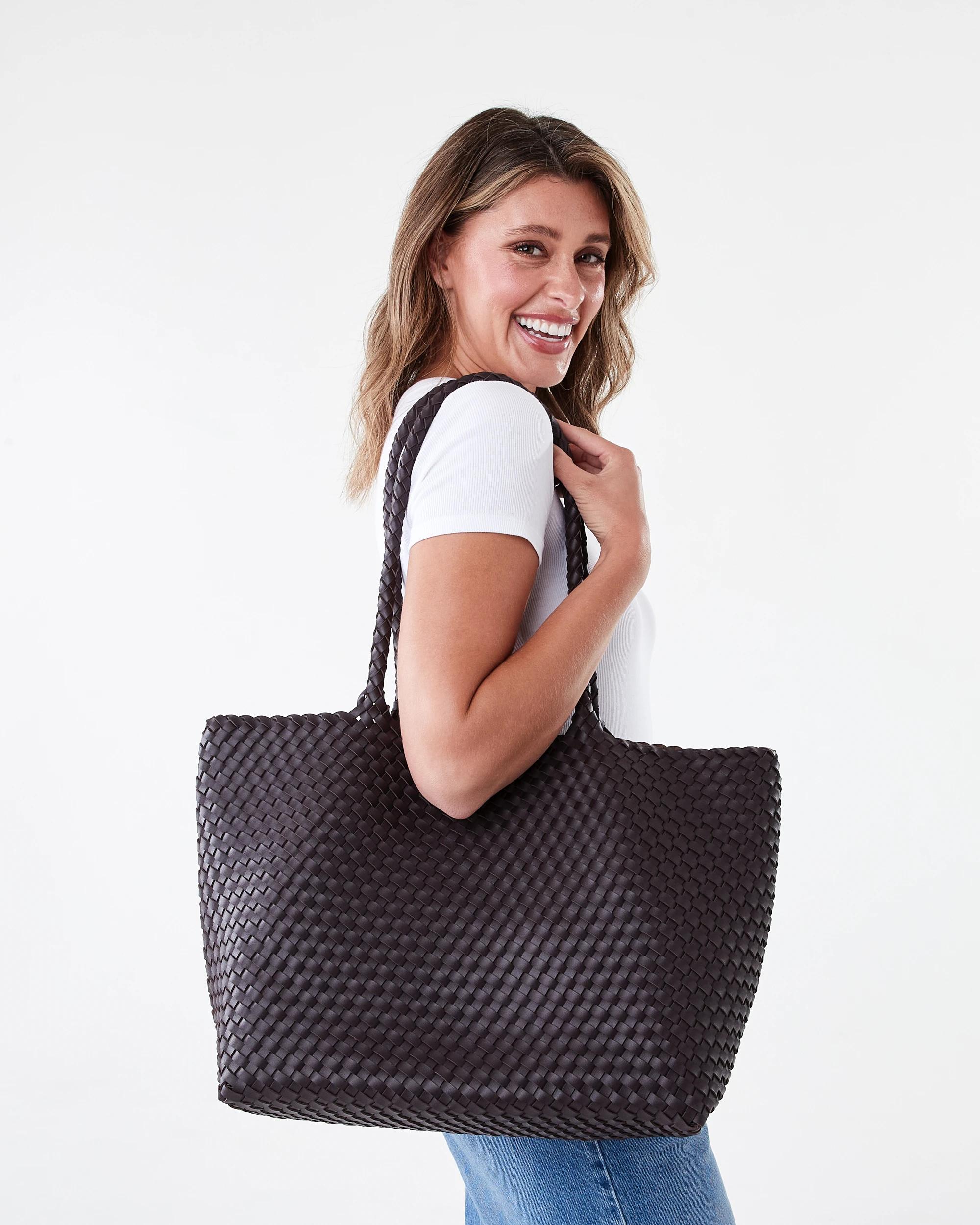 5 True Weave Tote Bag Deep Fudge, 5 of 5