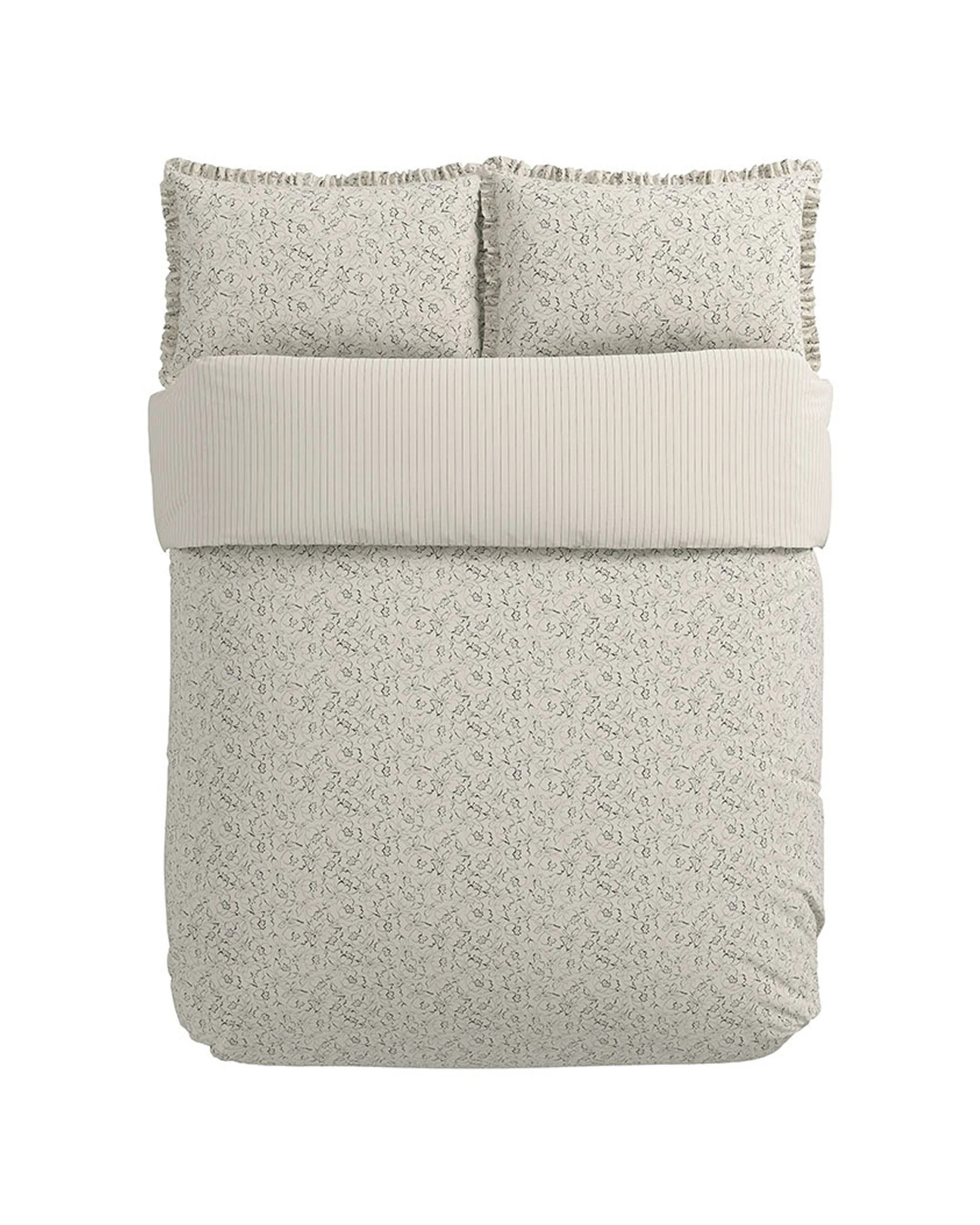 2 Bedeck Ayda Cover Set With Pillowcases Chalk - Multi, 2 of 3