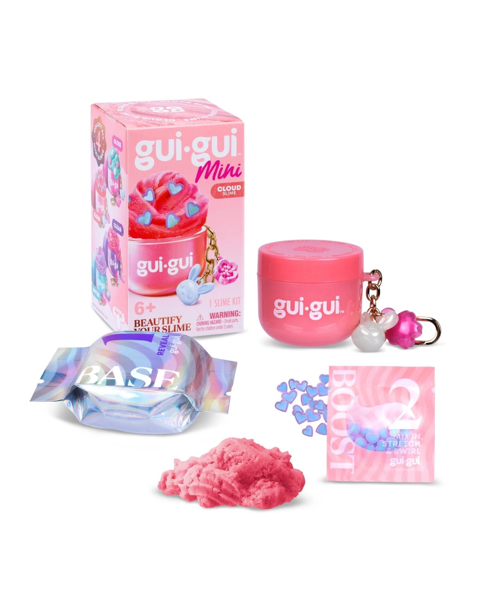 5 Gui Gui Mini Slime Keychain Assorted, 5 of 9