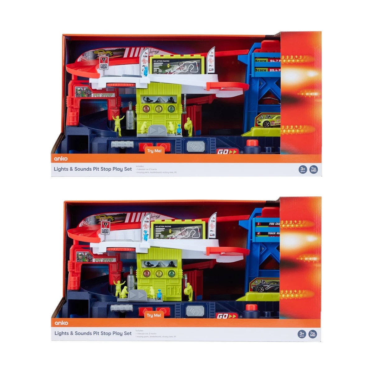 10 Lights and Sounds Pit Stop Play Set - Assorted, 10 of 10