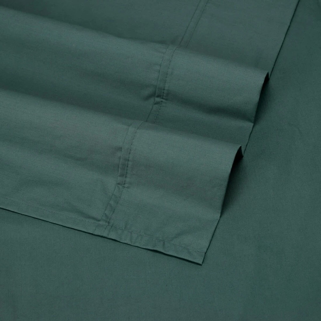 4 250 Thread Count Cotton Rich Sheet Set - Queen Bed, Teal, 4 of 7