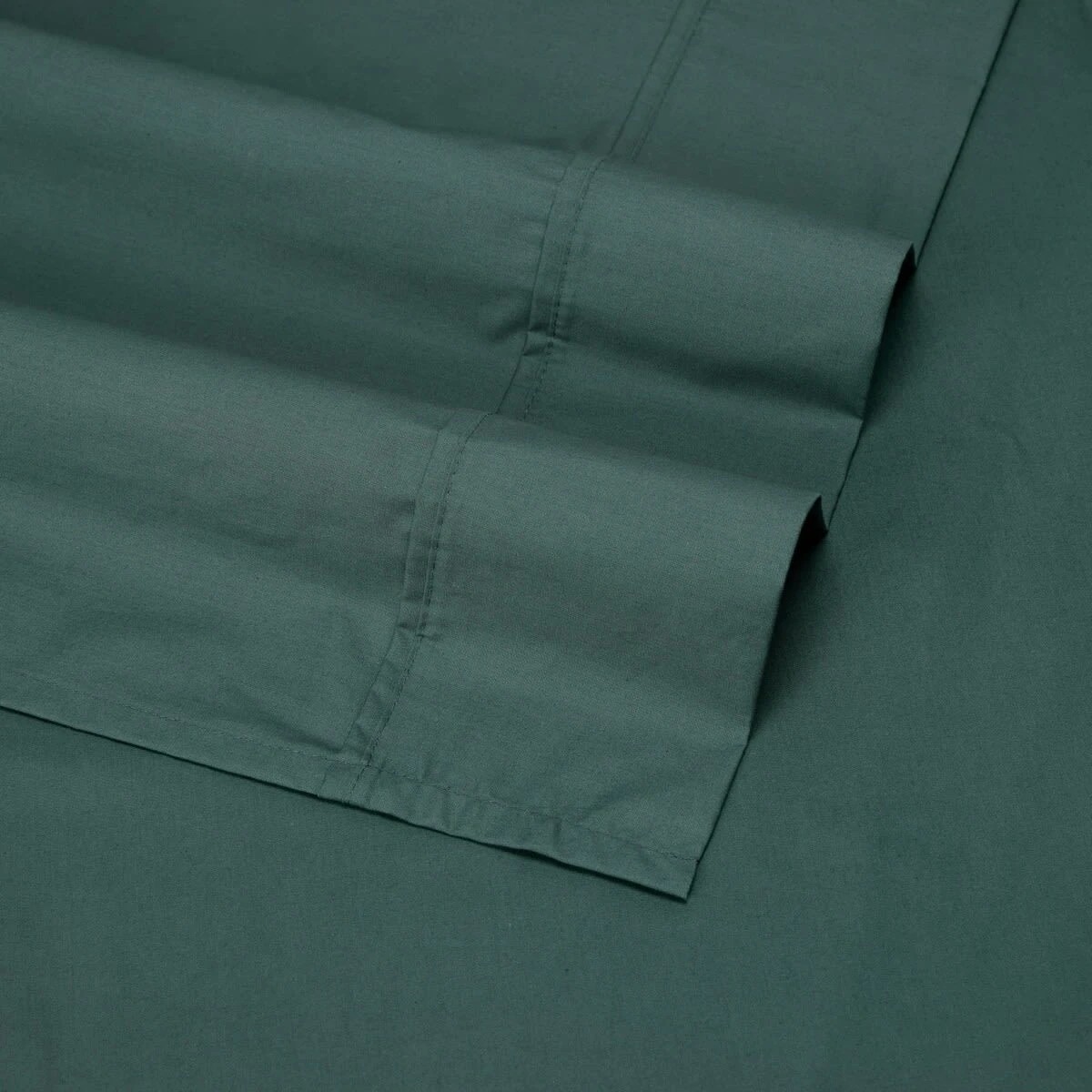 4 250 Thread Count Cotton Rich Sheet Set - Queen Bed, Teal, 4 of 7