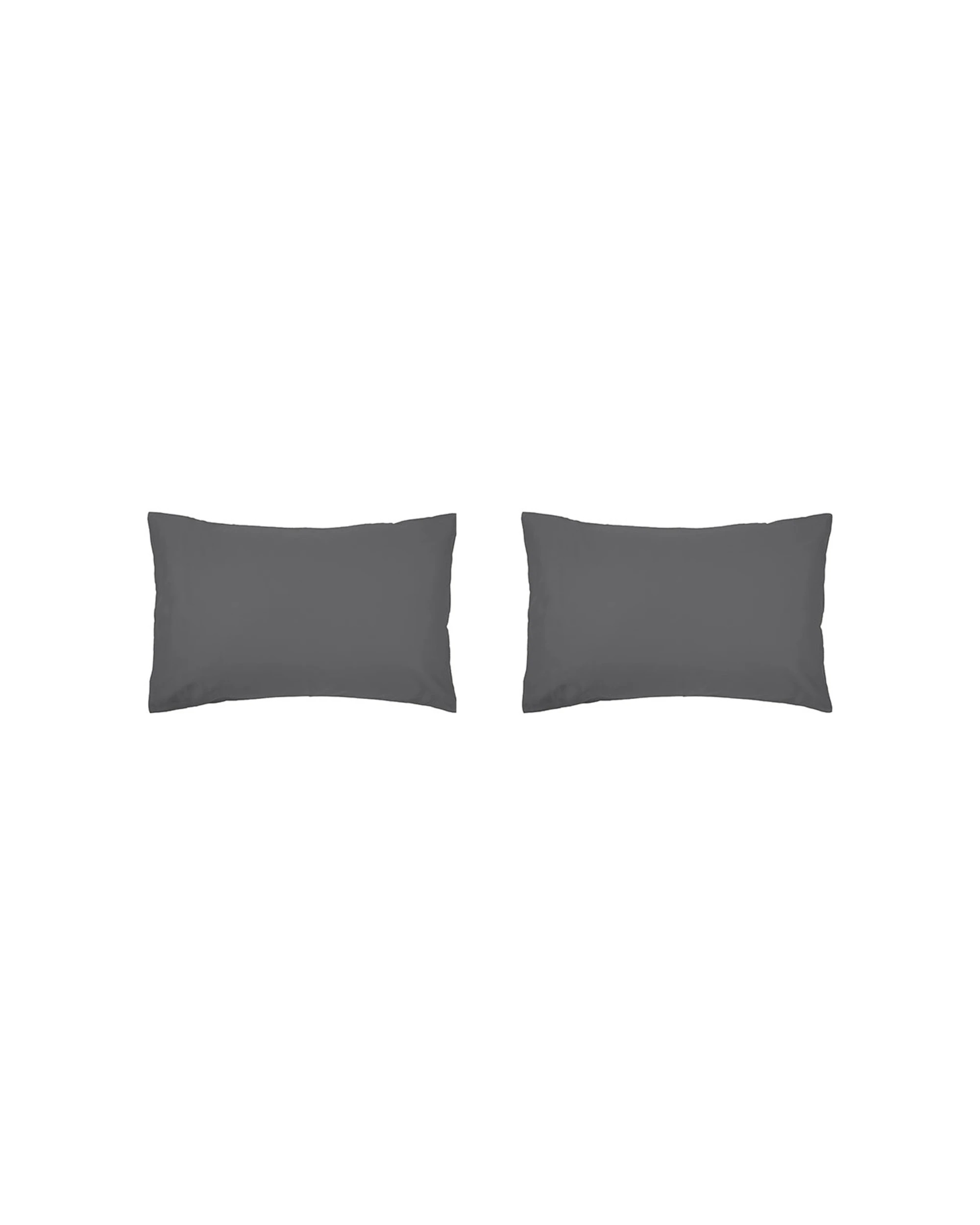 1 Bambury Home Living Decorative Std Chateau Pillowcase Pewter 2PK 48 x 73cm - Grey, 1 of 5