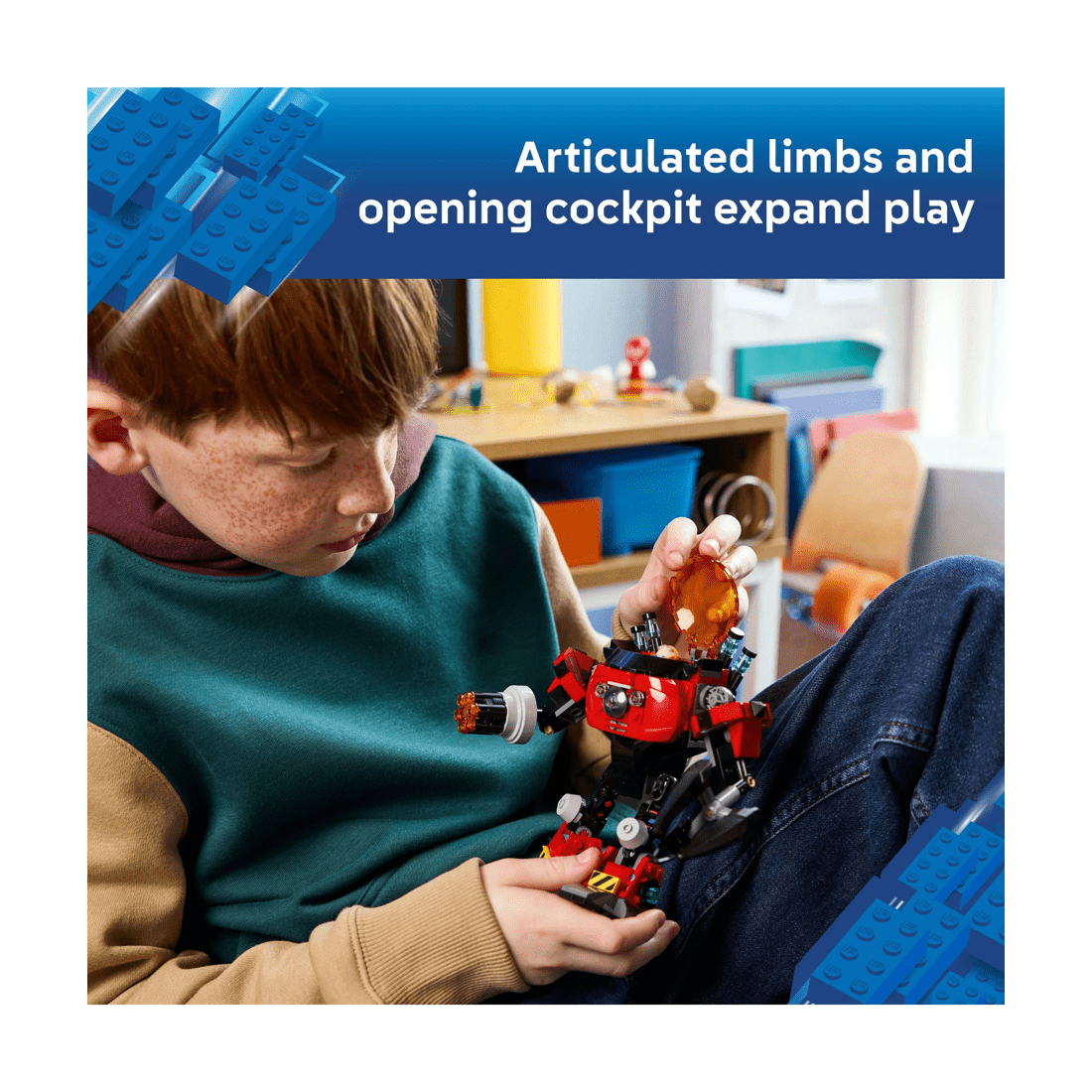 5 LEGO Sonic Knuckles vs. Dr. Eggman Egg Crusher Mech 77005, 5 of 10