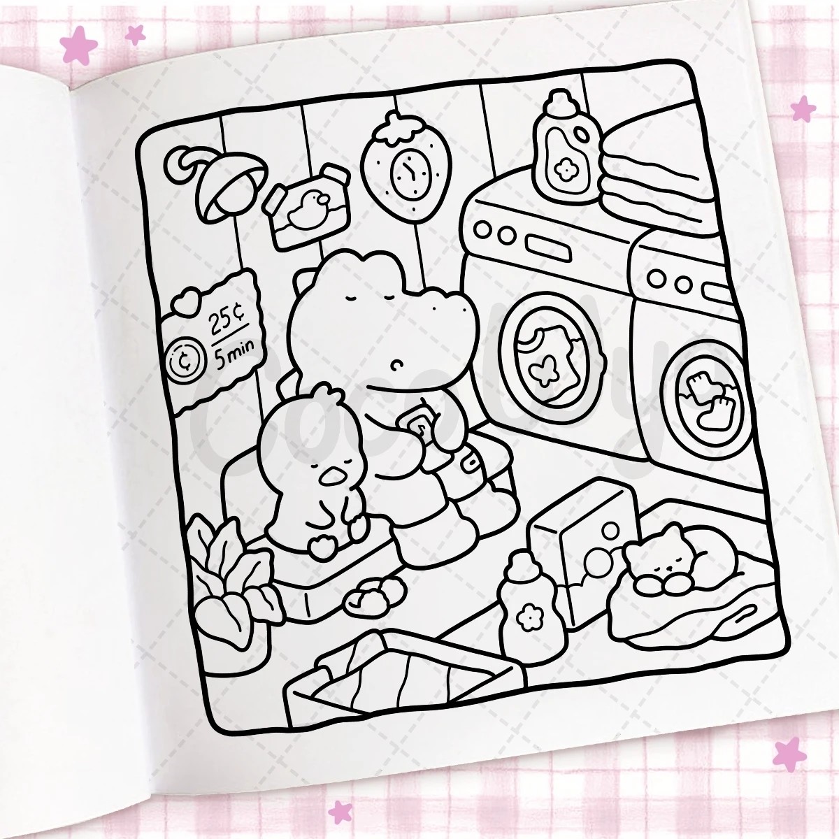 3 Cozy Days Cute and Comfy Colouring Book by Coco Wyo - Book, 3 of 5