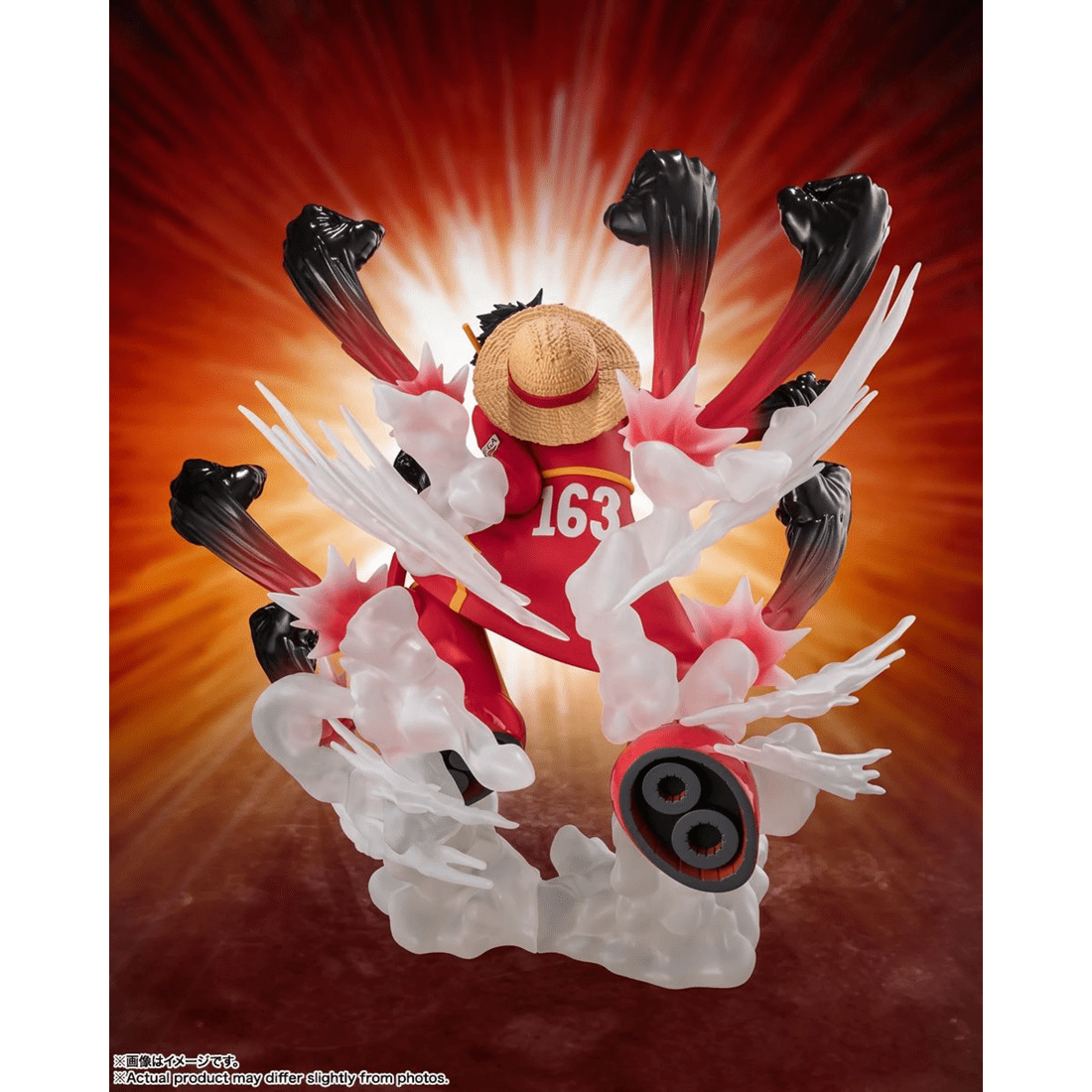 3 Bandai Tamashii Nations FiguartsZero Extra Battle One Piece Monkey D Luffy Gum Gum Hawk Gatling Figure, 3 of 6