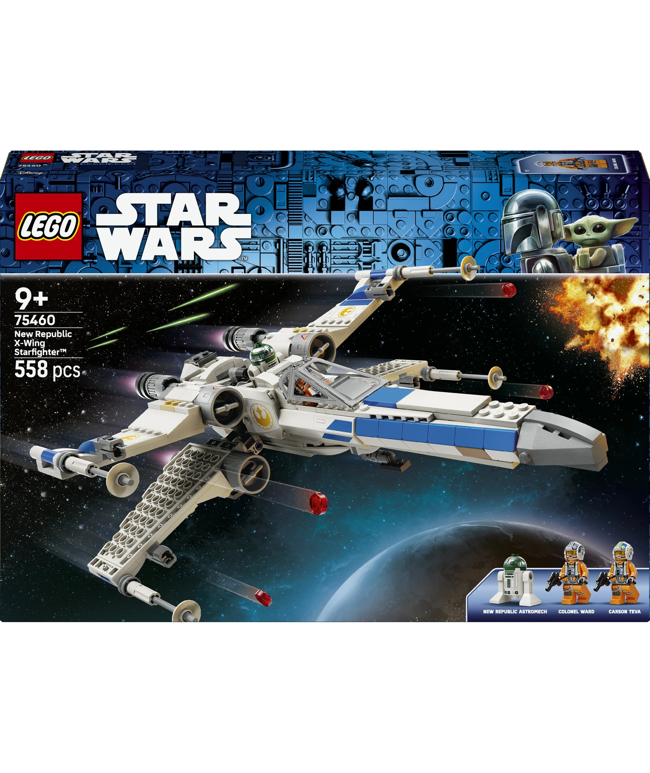 1 LEGO Star Wars New Republic X-Wing Starfighter 75460, 1 of 10
