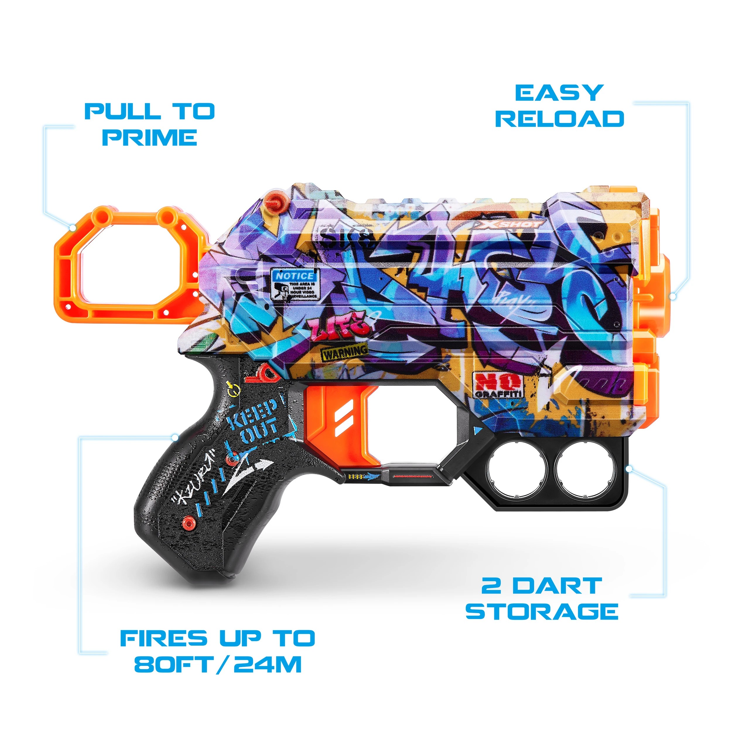 4 Zuru X-Shot Skins Menace Dart Blaster - Camo, 4 of 8